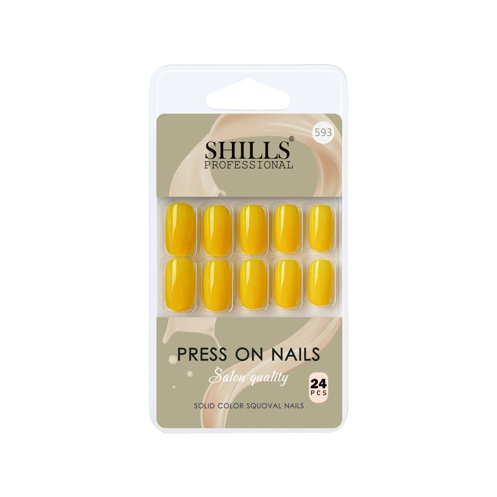 Glossy Solid Color Nails Square(SPN579-SPN604)