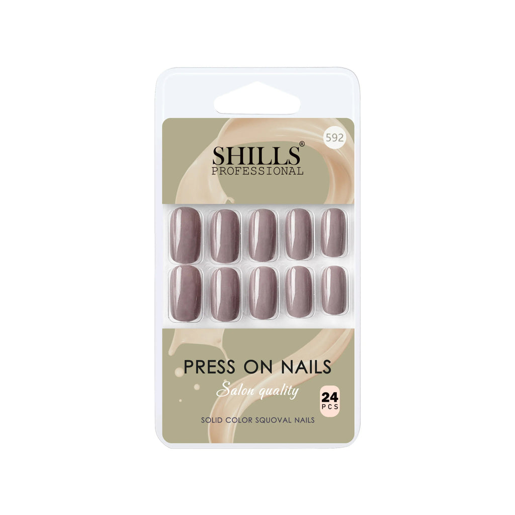 Glossy Solid Color Nails Square(SPN579-SPN604)