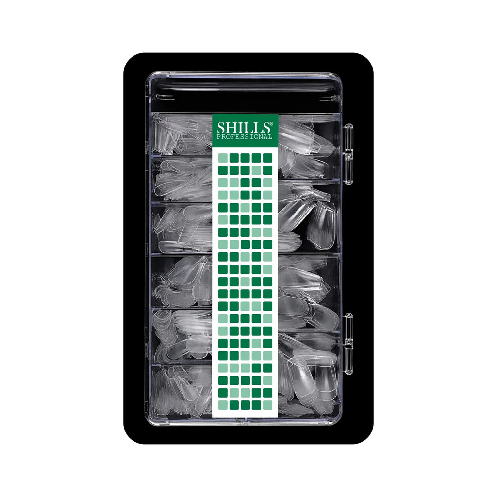 Soft Gel Tips Matte Short T-Shape-PT18-CLEAR