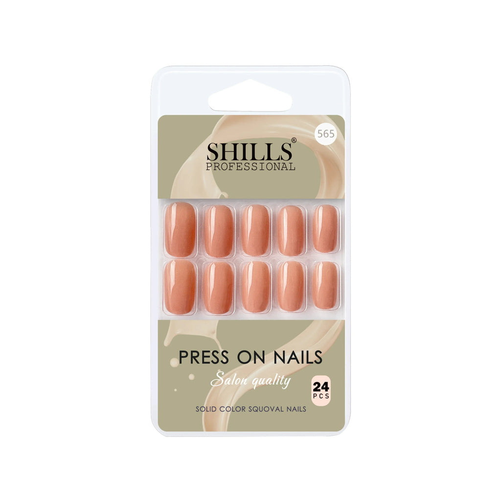 Glossy Solid Color Nails Square(SPN553-SPN604)