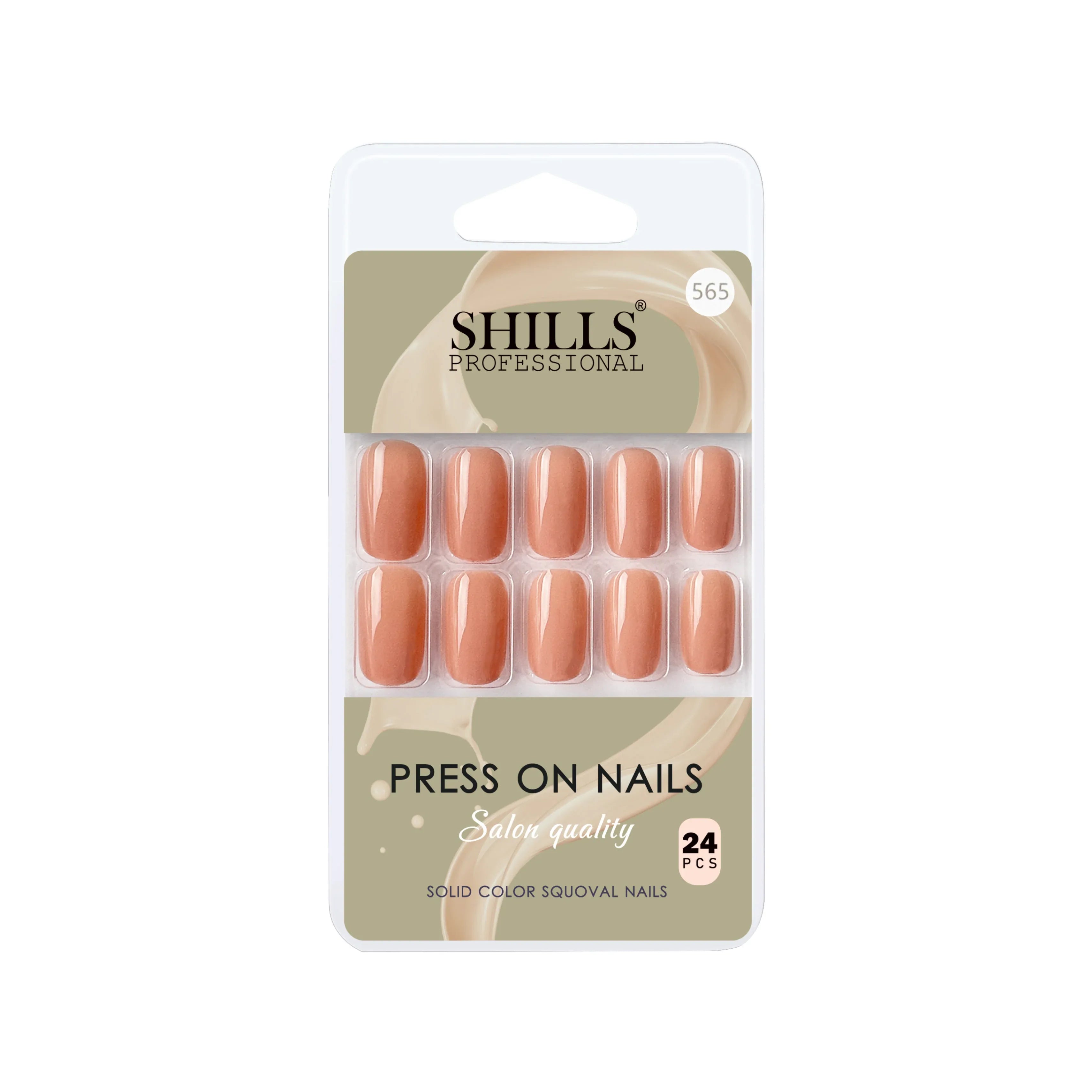 Glossy Solid Color Nails Square(SPN553-SPN604)