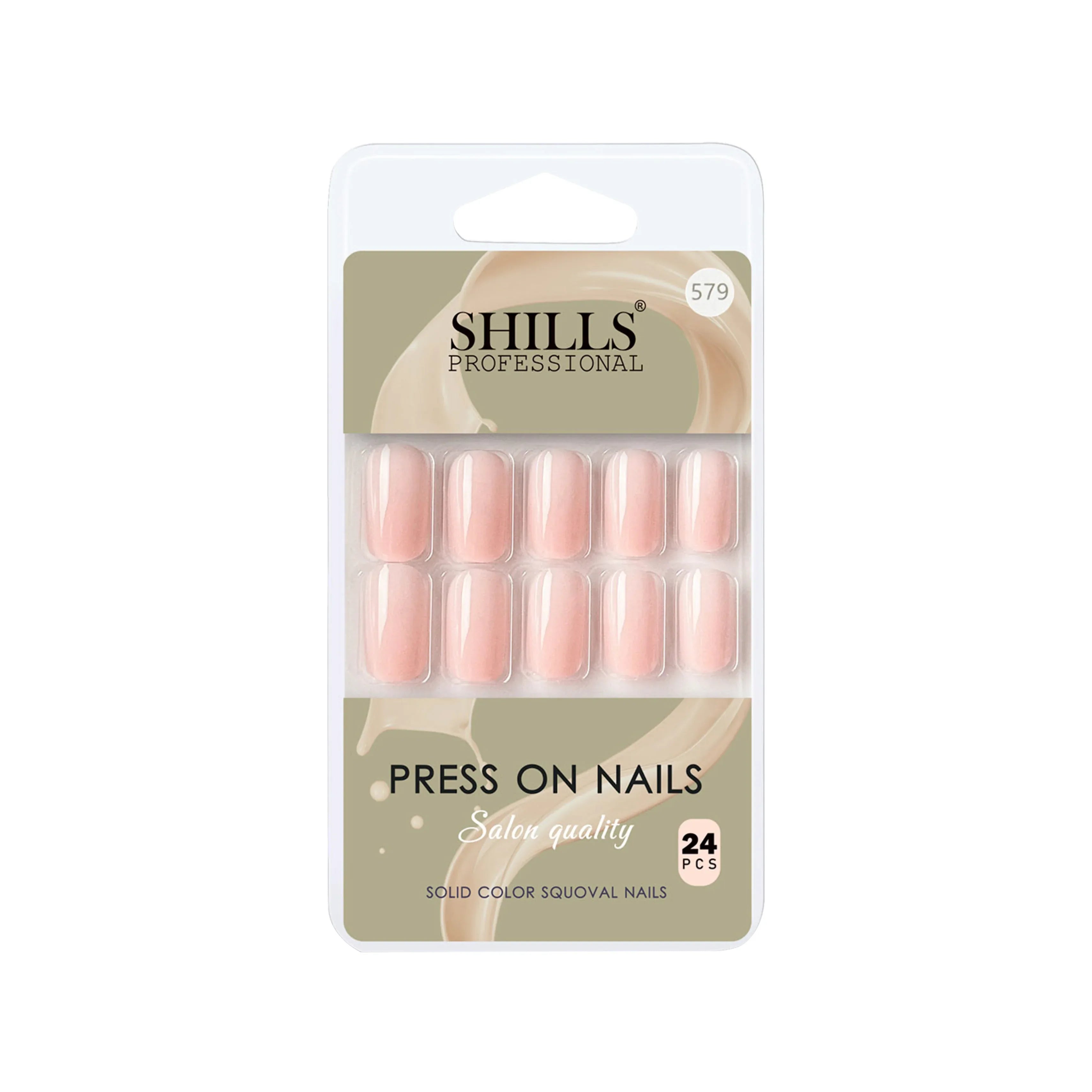 Glossy Solid Color Nails Square(SPN579-SPN604)