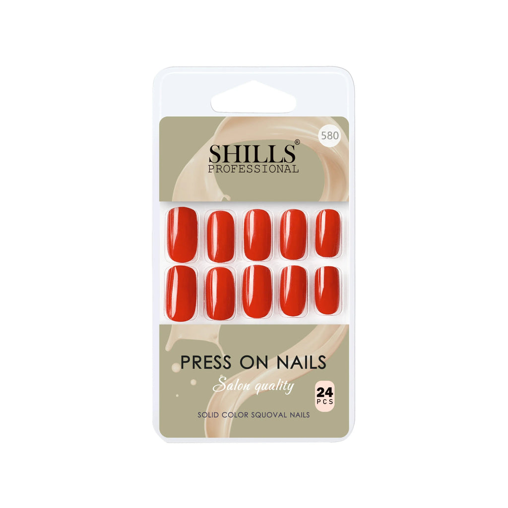 Glossy Solid Color Nails Square(SPN579-SPN604)