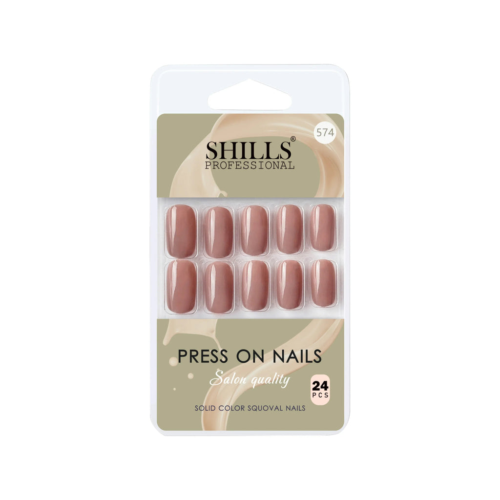 Glossy Solid Color Nails Square(SPN553-SPN604)
