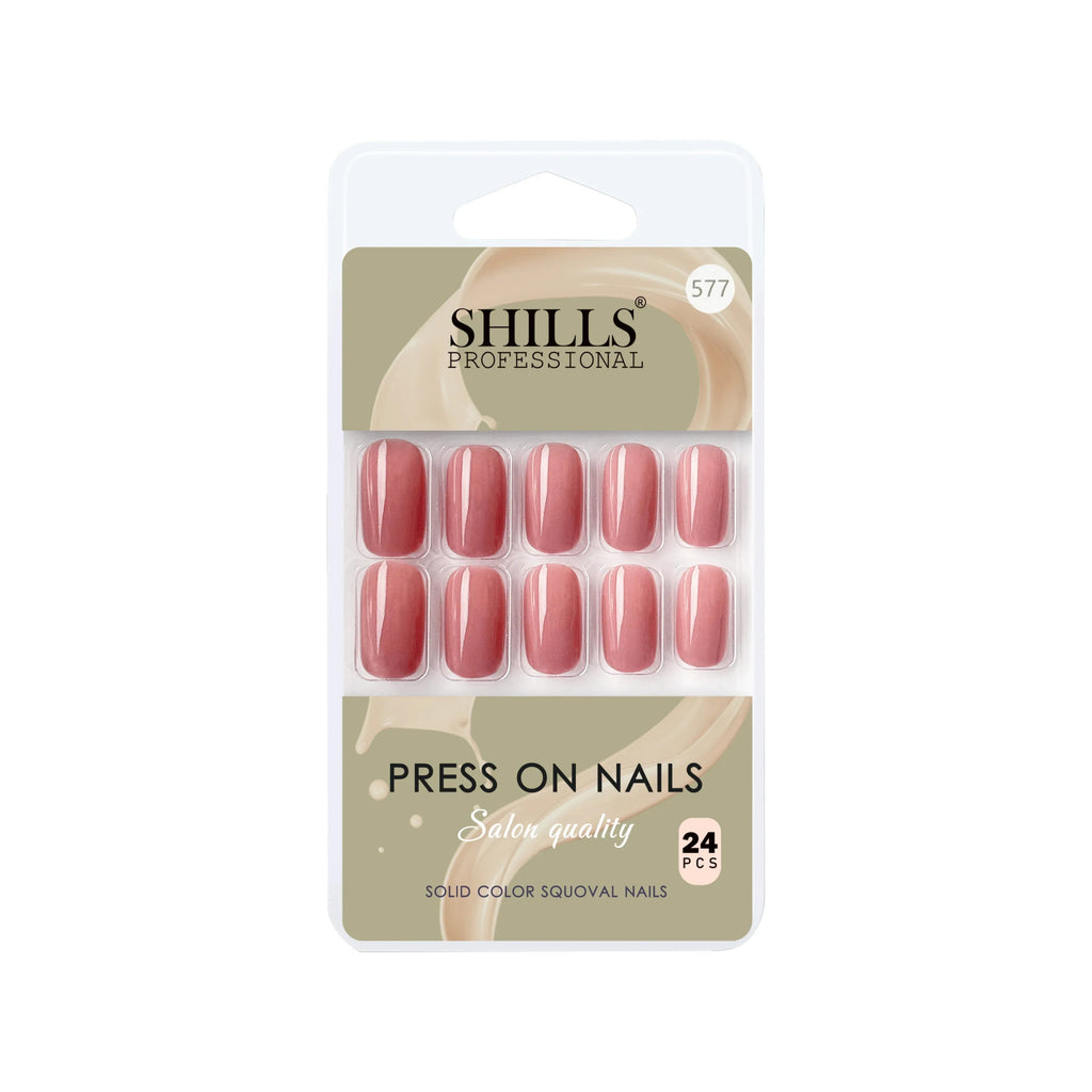 Glossy Solid Color Nails Square(SPN553-SPN604)