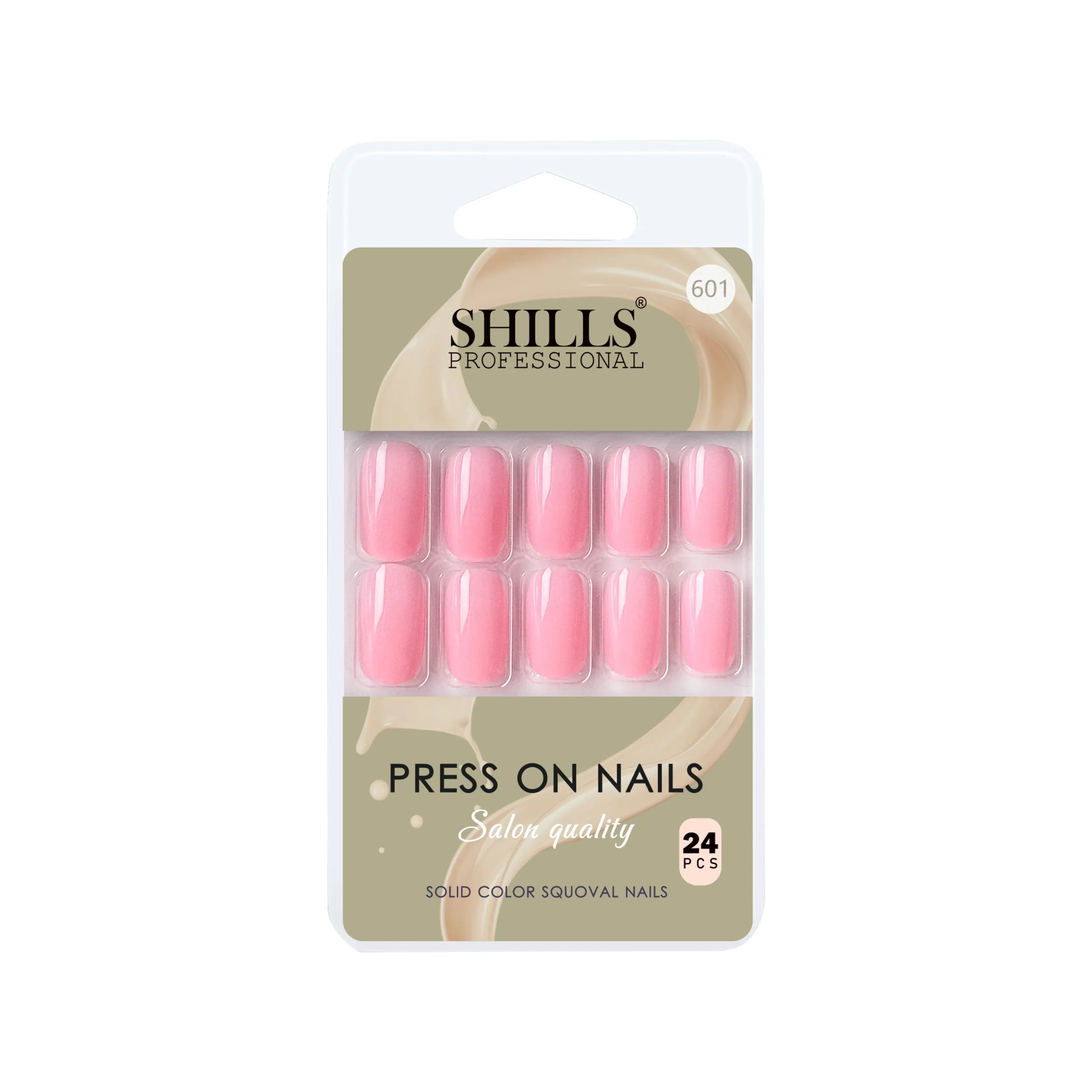 Glossy Solid Color Nails Square(SPN579-SPN604)