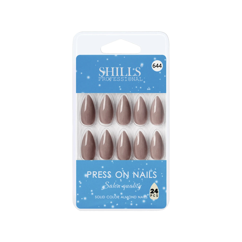 Glossy Solid Color Nails Sharp Almond(SPN631-SPN656)