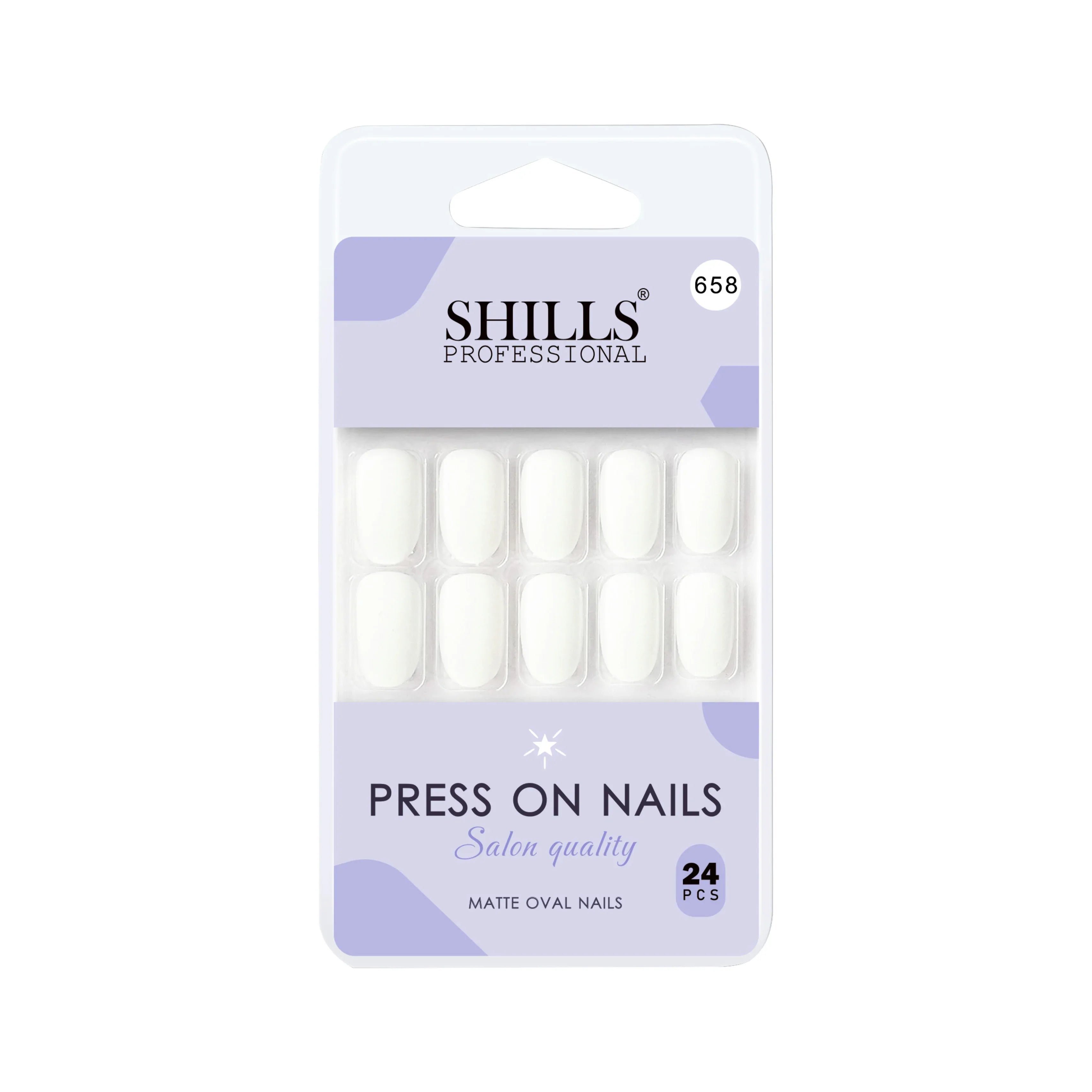 Matte Solid Color Nails Oval(SPN657-SPN666)