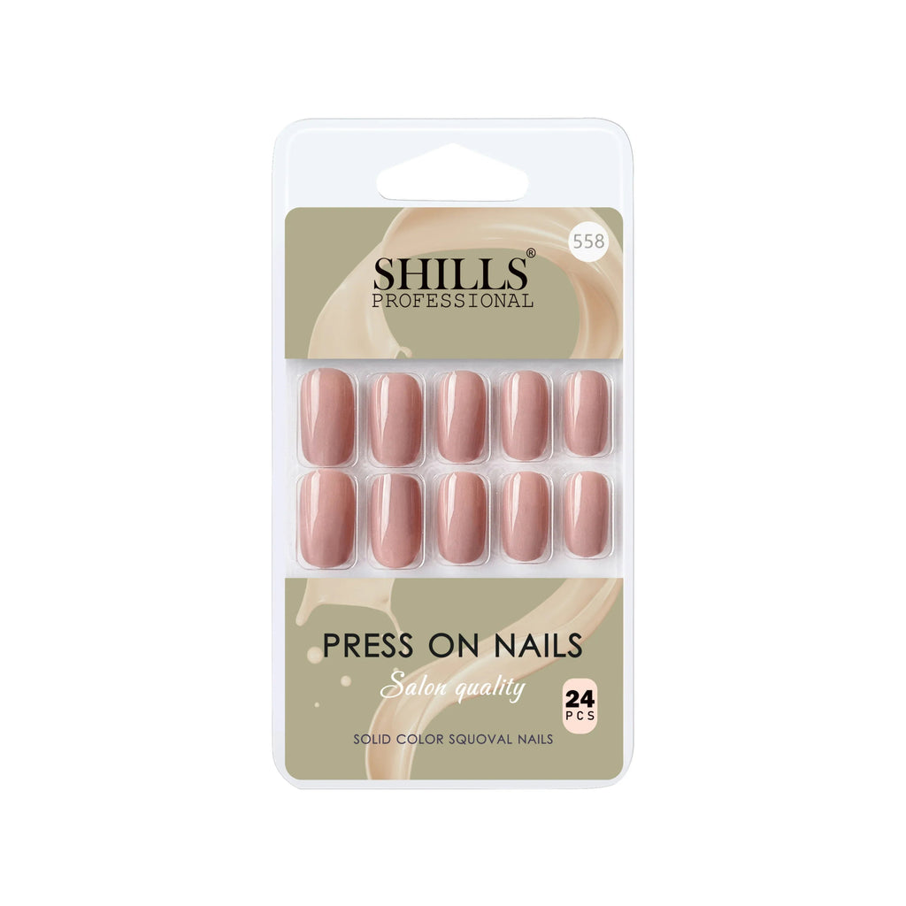 Glossy Solid Color Nails Square(SPN553-SPN604)