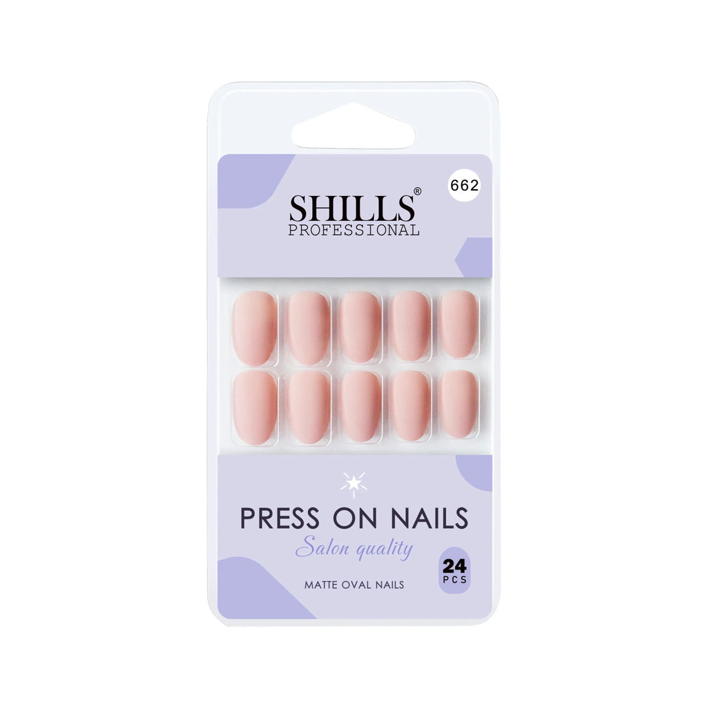 Matte Solid Color Nails Oval(SPN657-SPN666)