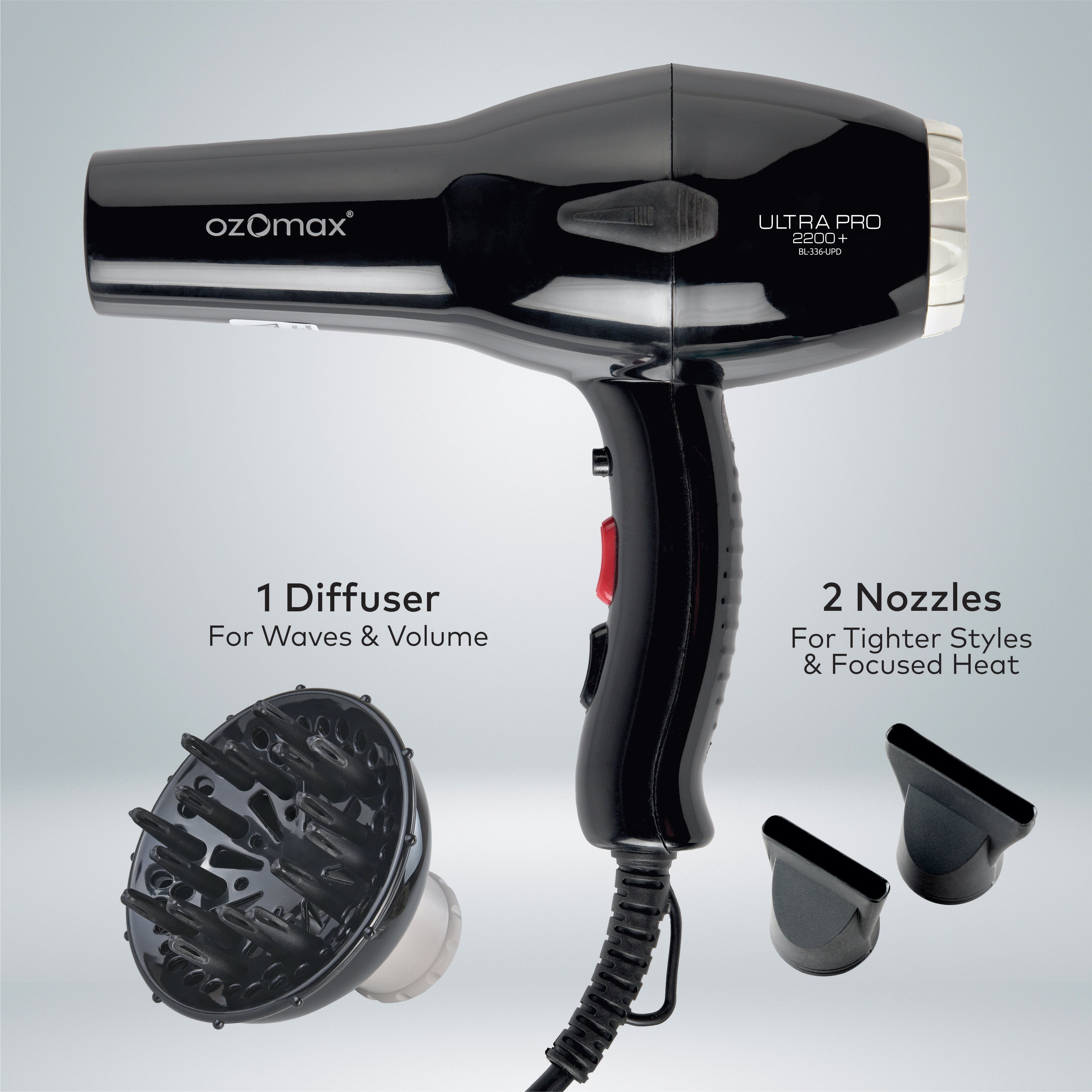ULTRA PRO HAIR DRYER 2200+ Watt with Diffuser