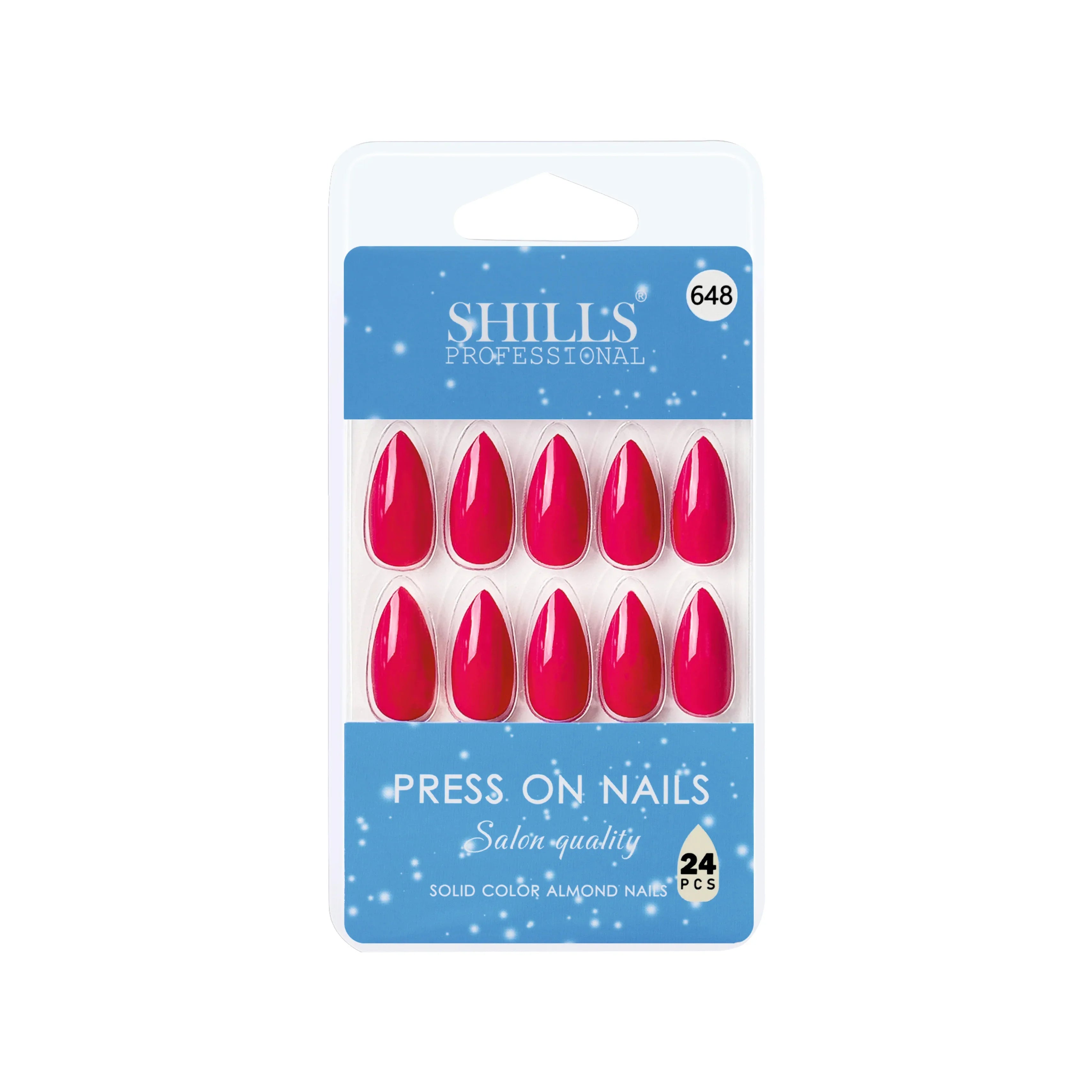 Glossy Solid Color Nails Sharp Almond(SPN631-SPN656)