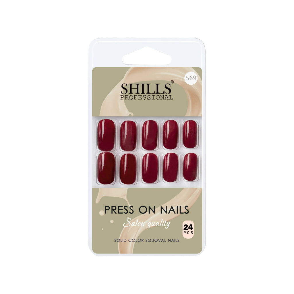 Glossy Solid Color Nails Square(SPN553-SPN604)