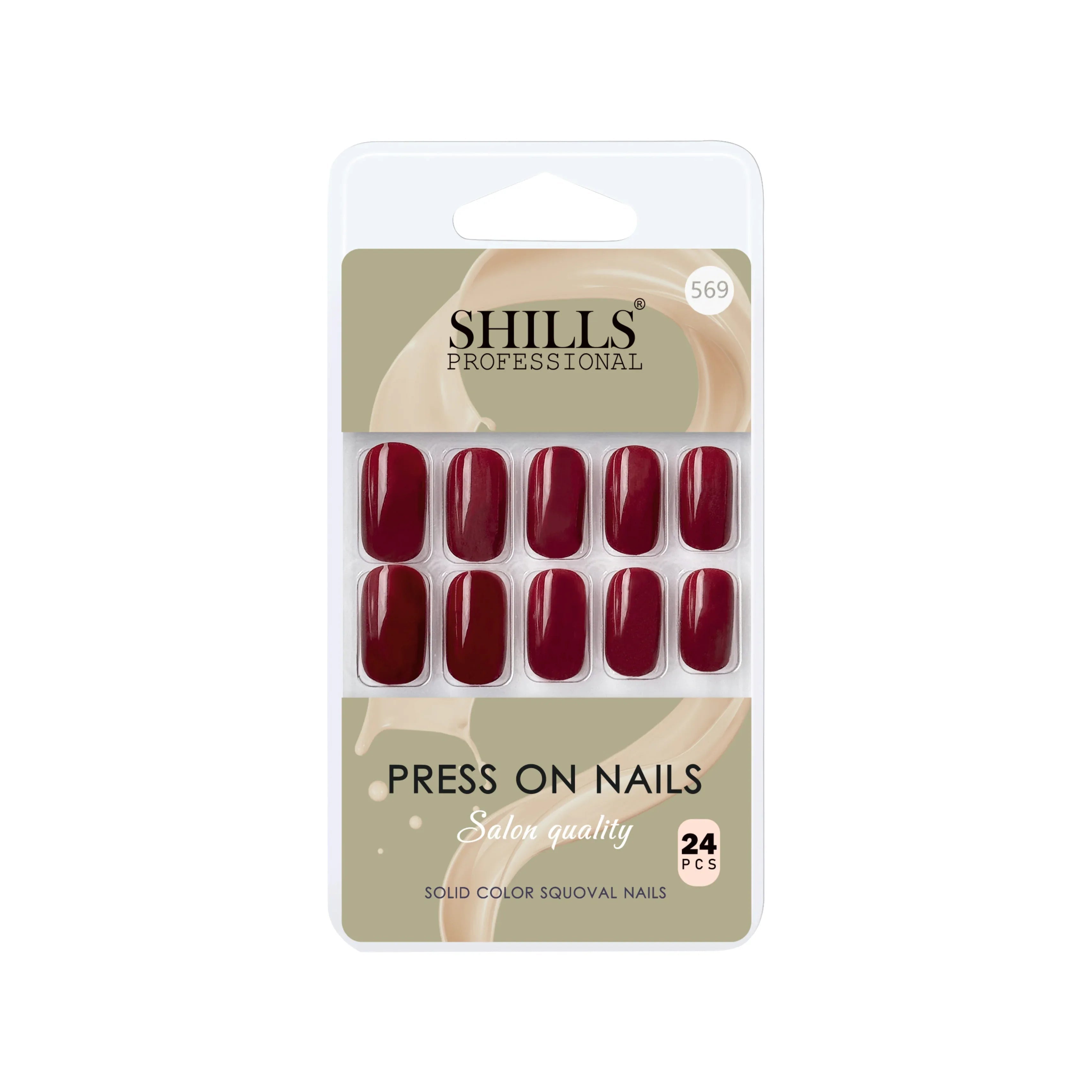 Glossy Solid Color Nails Square(SPN553-SPN604)