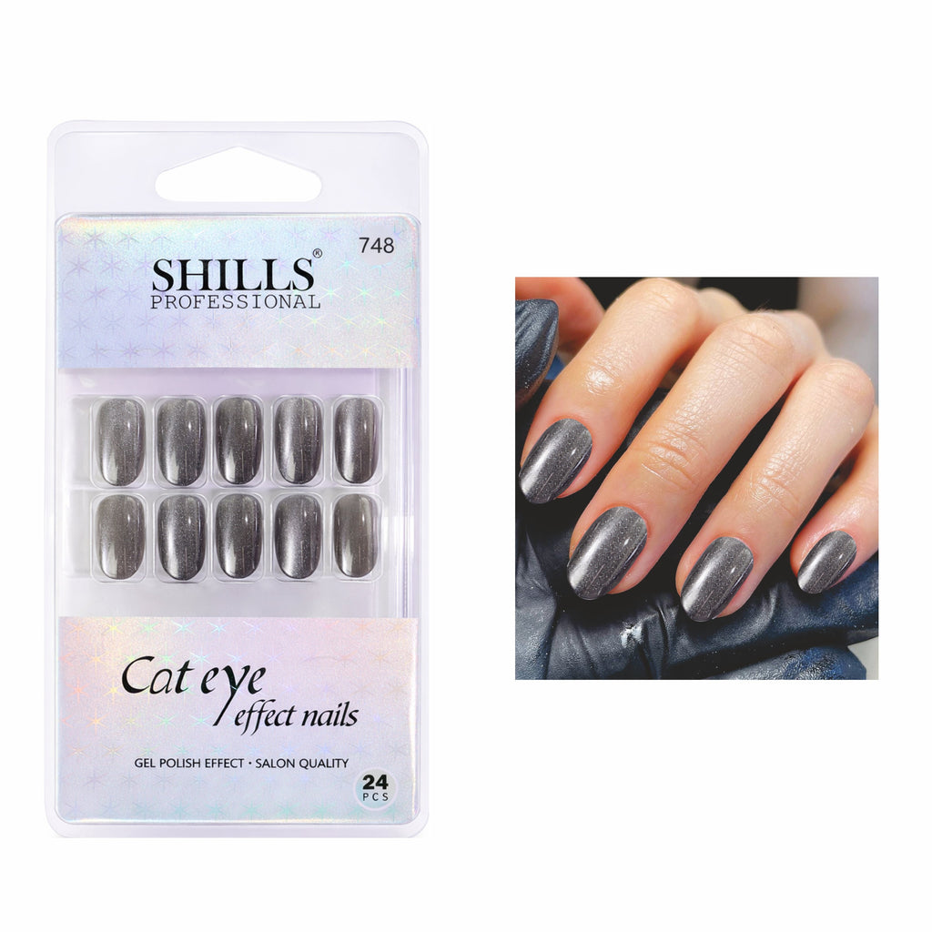 Cat Eye Effect Nails Oval(SPN747-SPN752)