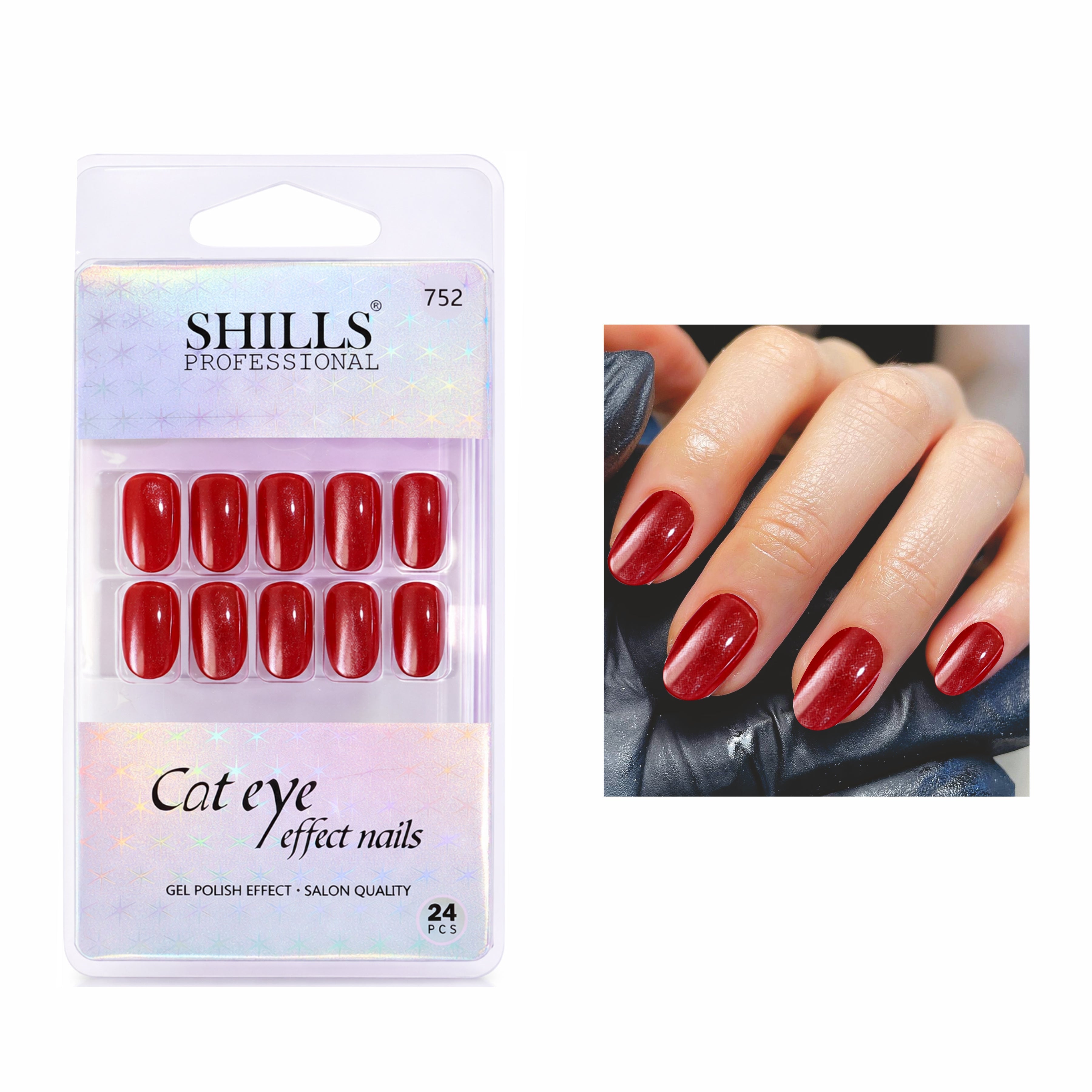 Cat Eye Effect Nails Oval(SPN747-SPN752)