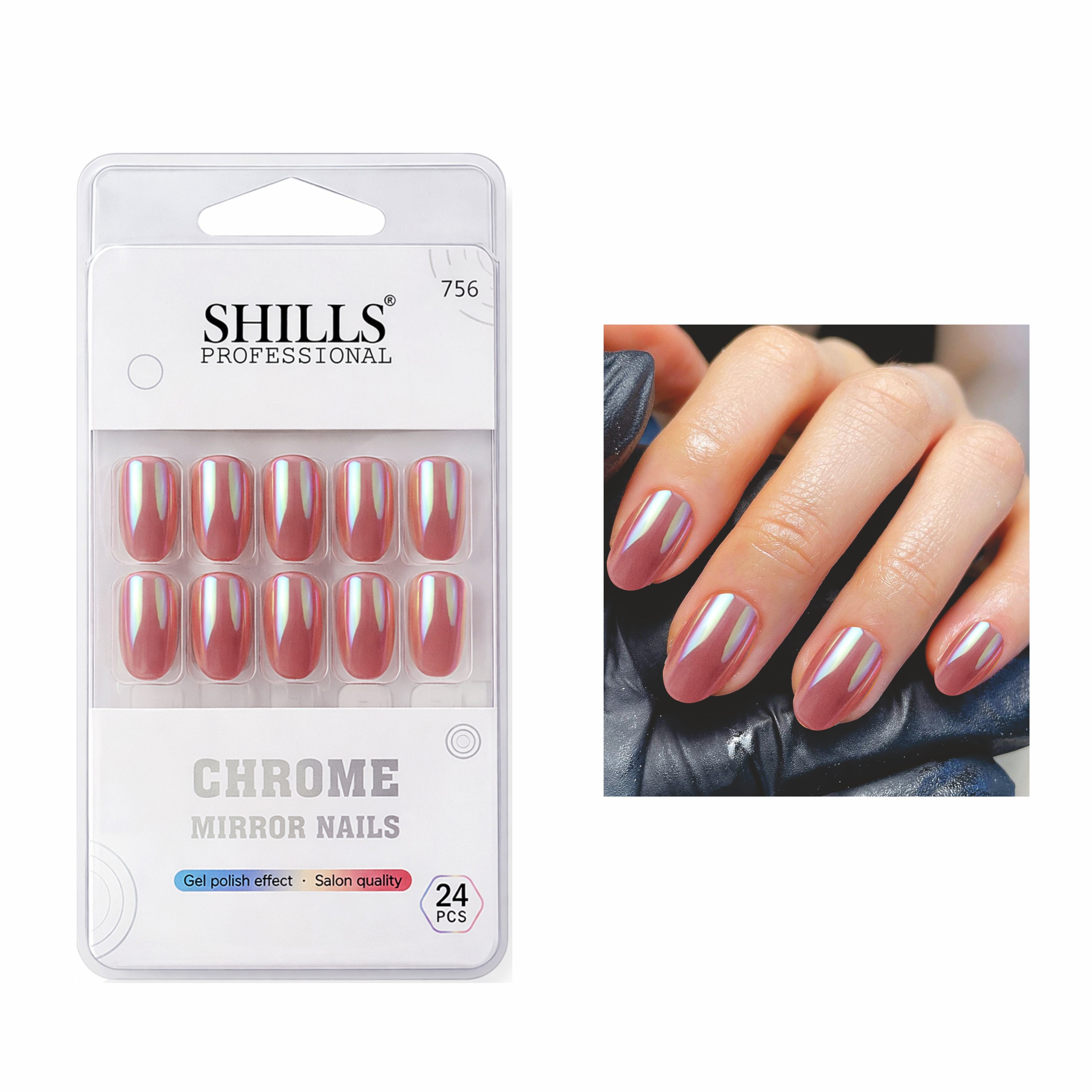 Chrome Mirror Nail Oval(SPN755-SPN764)