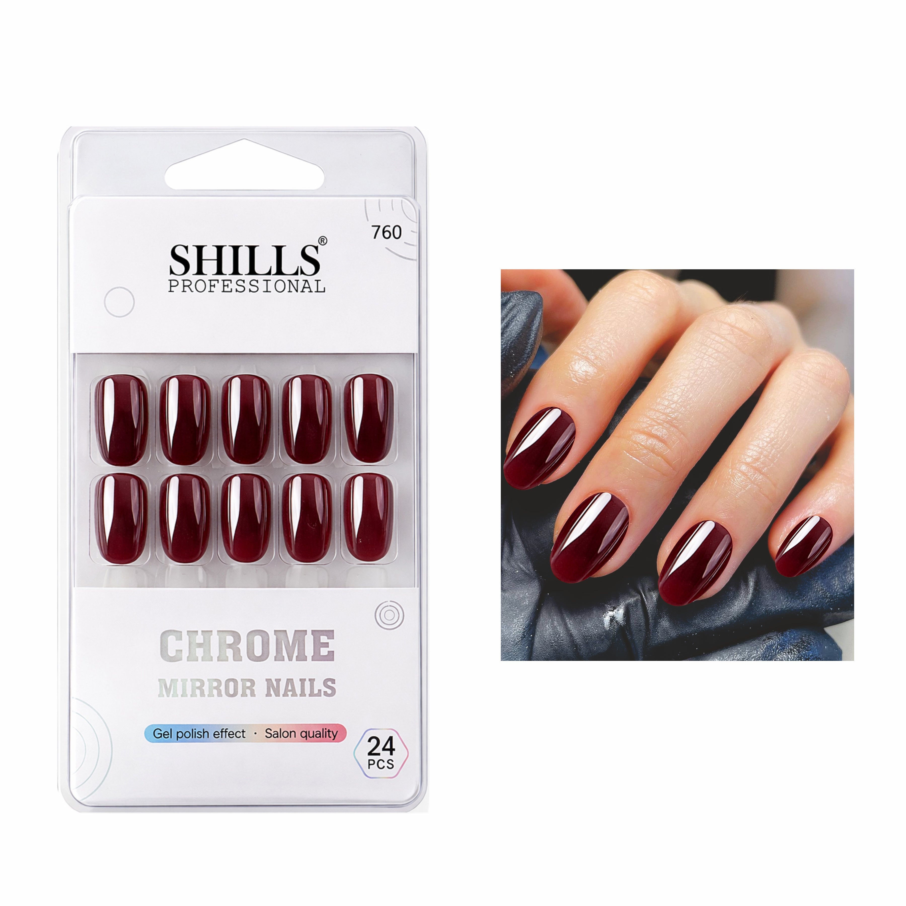 Chrome Mirror Nail Oval(SPN755-SPN764)