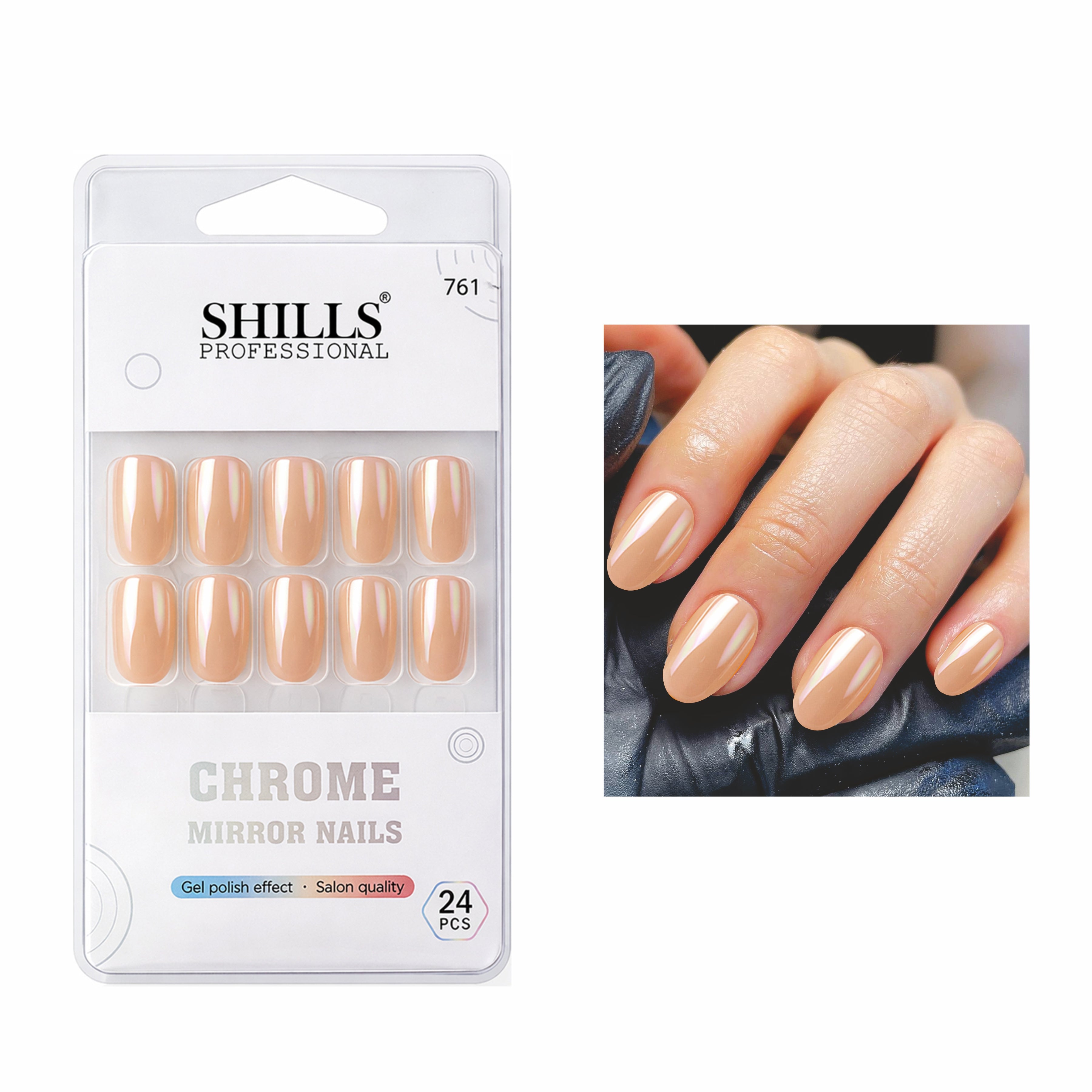 Chrome Mirror Nail Oval(SPN755-SPN764)
