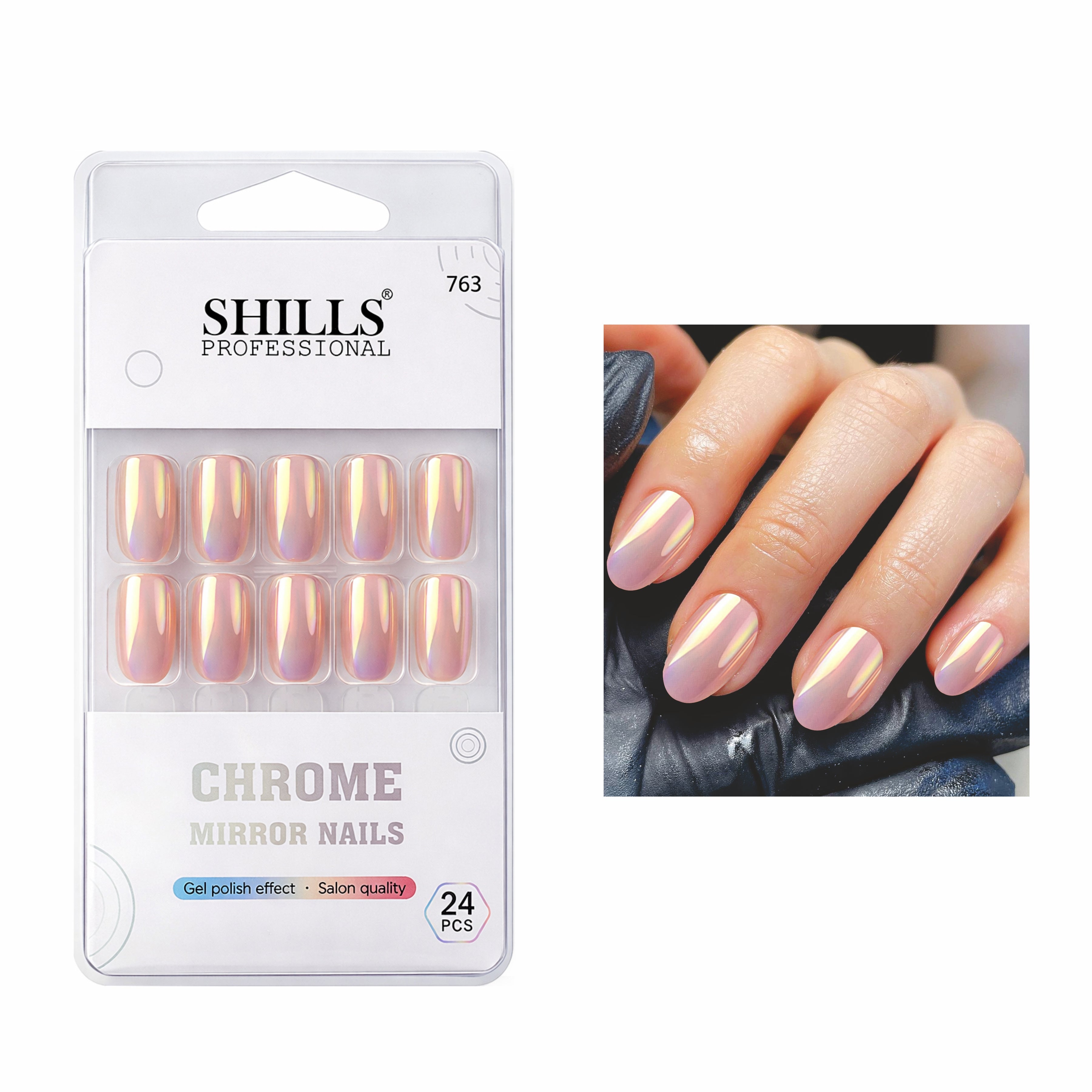 Chrome Mirror Nail Oval(SPN755-SPN764)