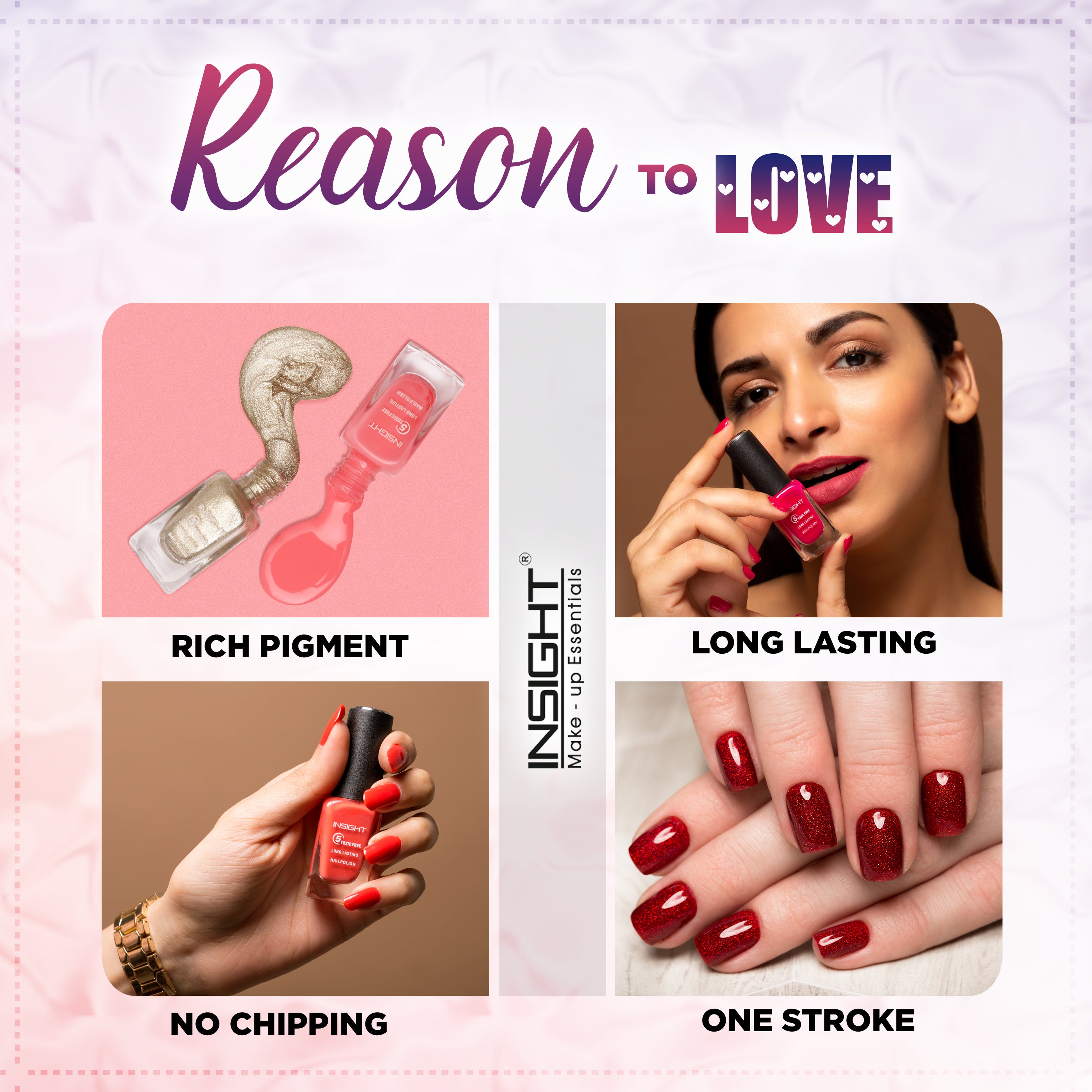 5 Toxic Free long lasting Pastel Color Nail Polish