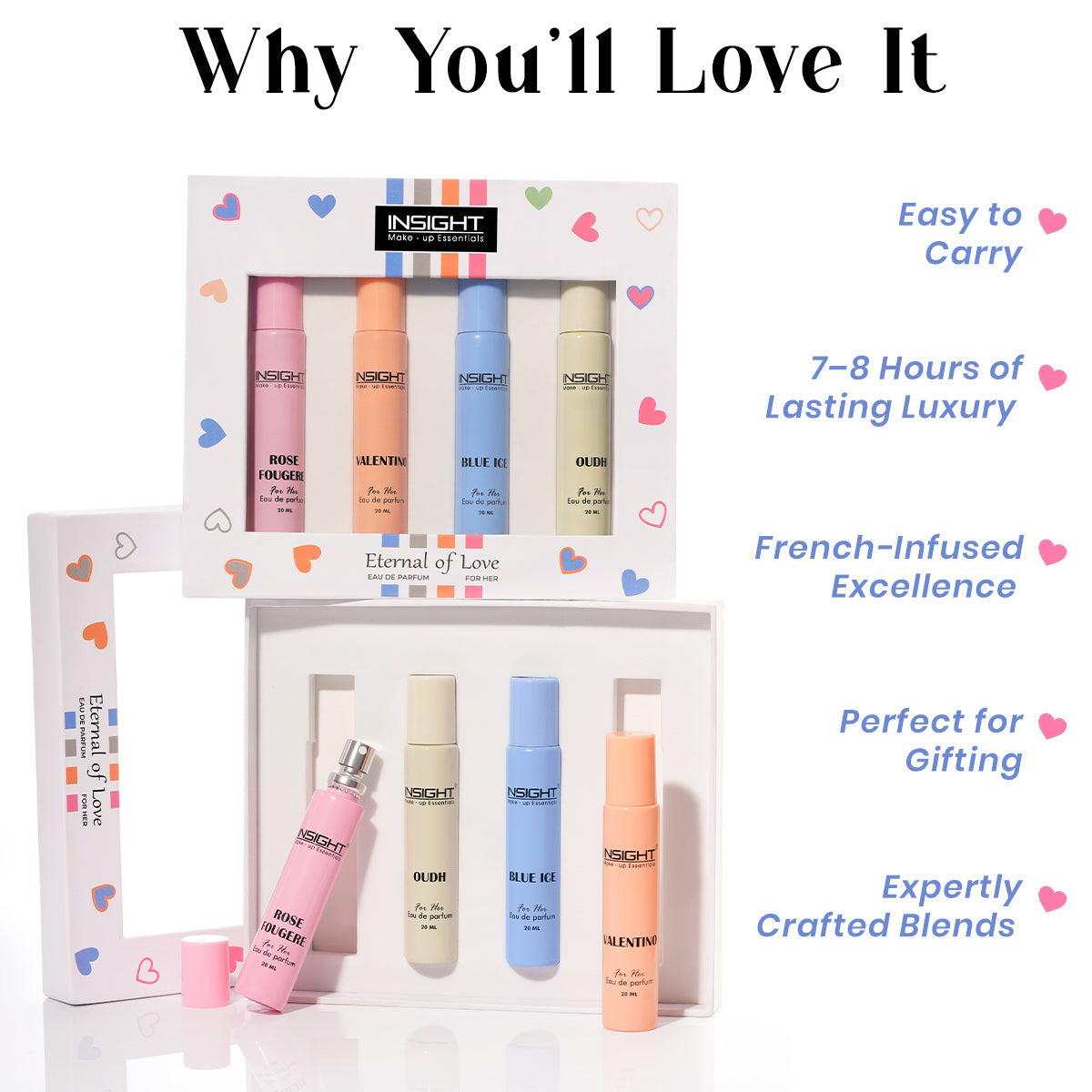 Eternal of Love Eau De Parfum Set - Pack of 4