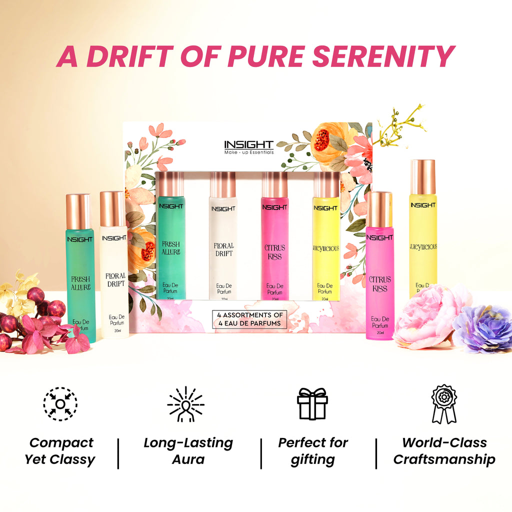 Eau De Parfum Set - Pack of 4 (J,CK,FD,FA)