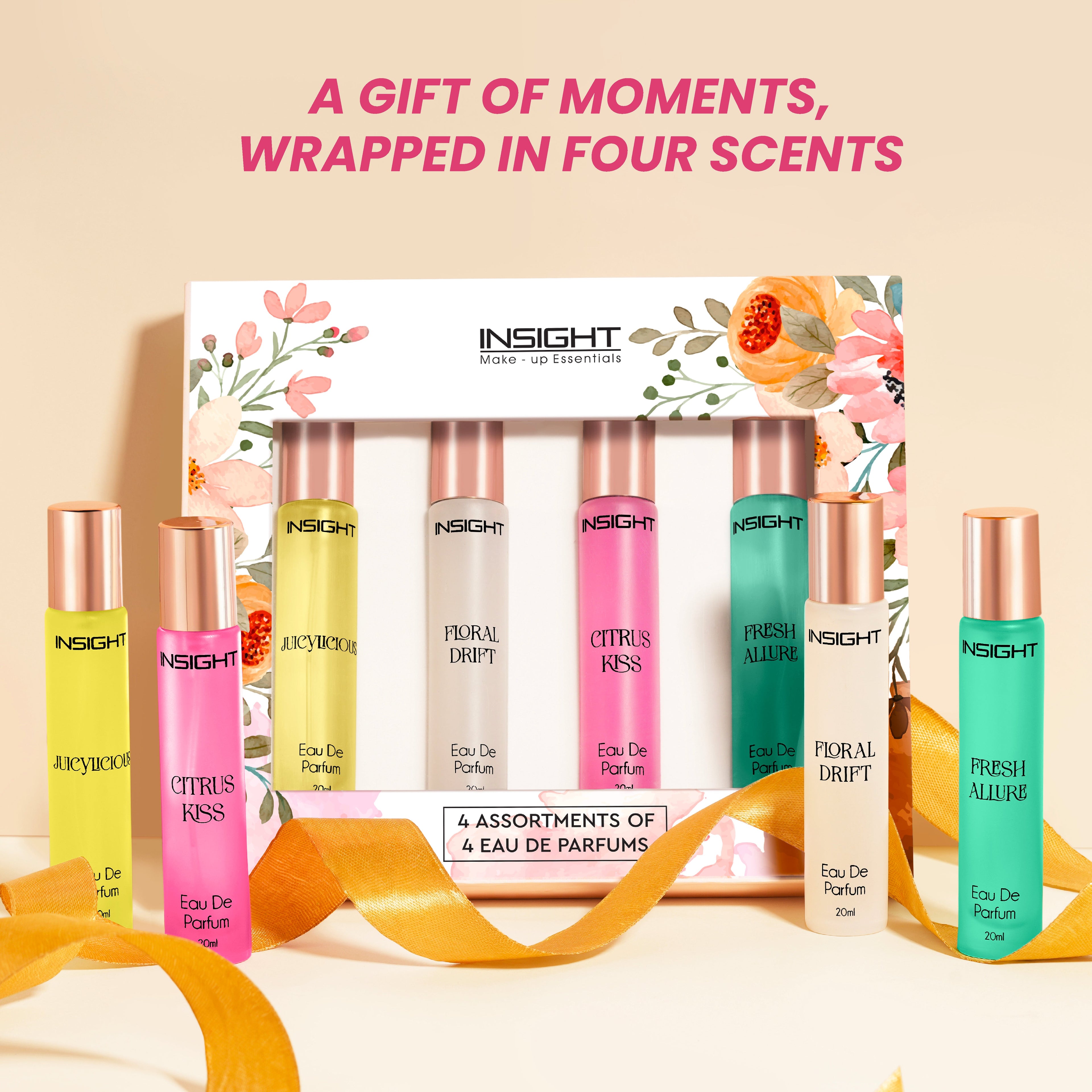 Eau De Parfum Set - Pack of 4 (J,CK,FD,FA)