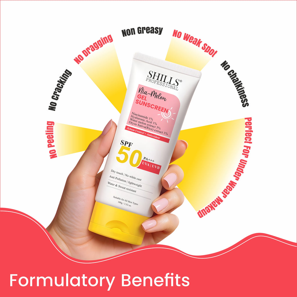 SHILLS Nia-Melon Gel Sunscreen SPF 50 PA+++