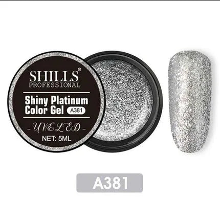 Shiny Platinum Art Gel