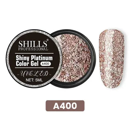 Shiny Platinum Art Gel