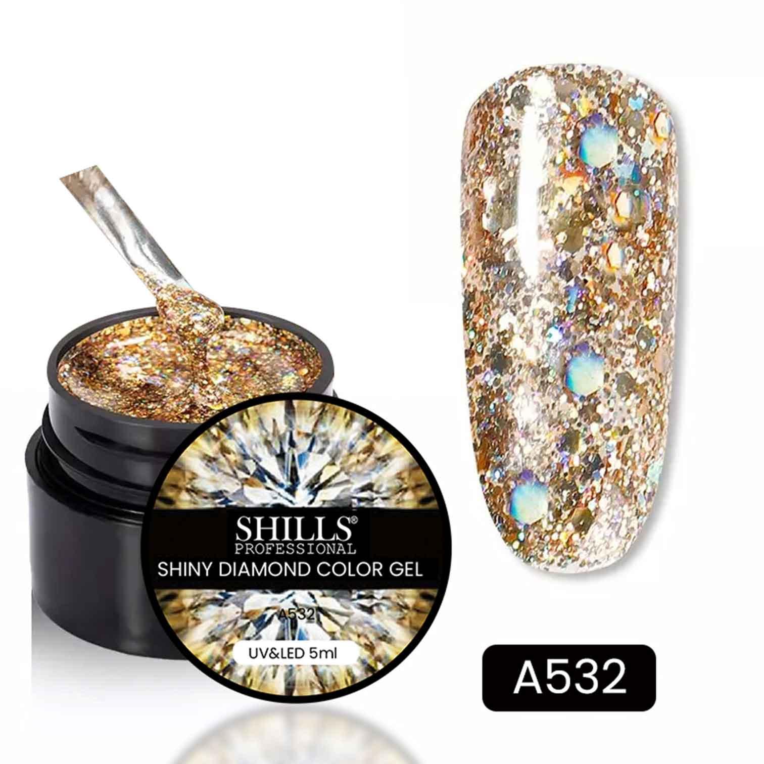 Shiny Diamond Color Art Gel