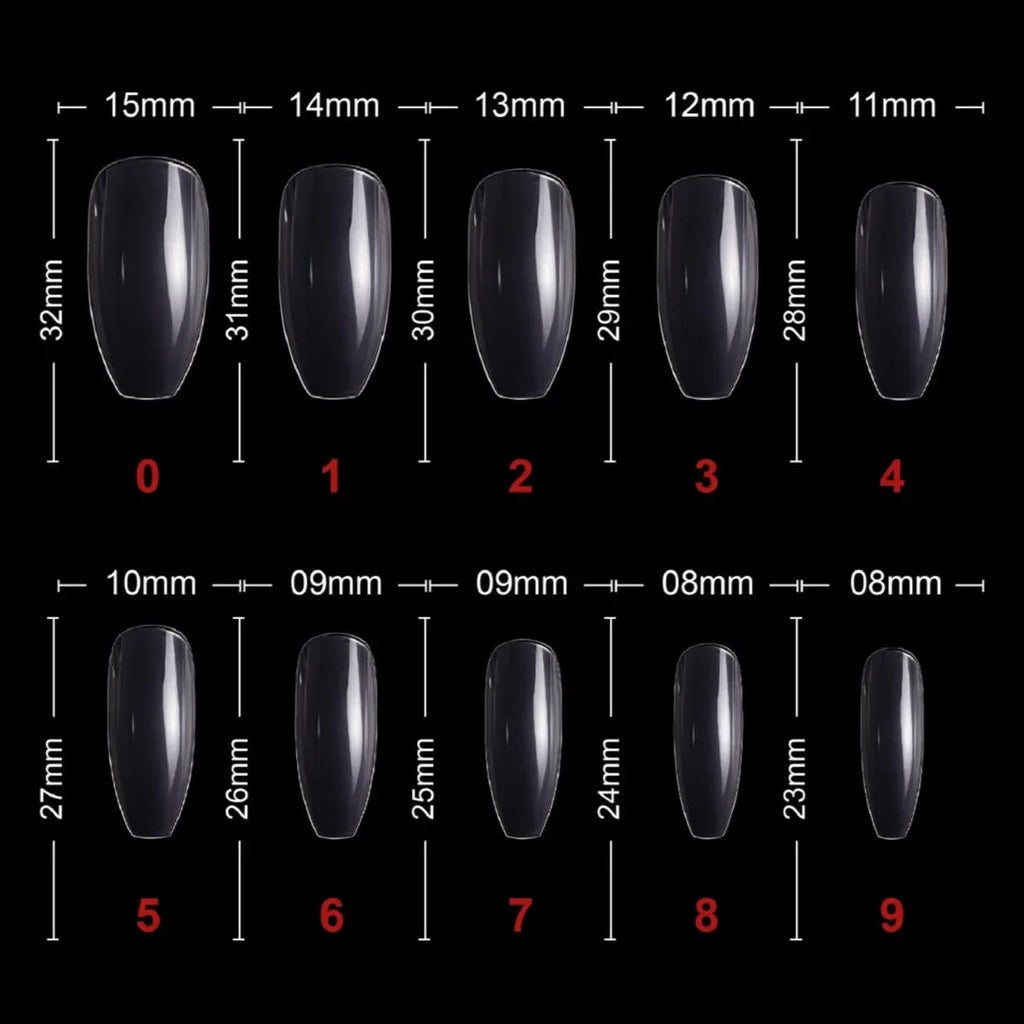 PKT 500pcs Ballet Nail Tips