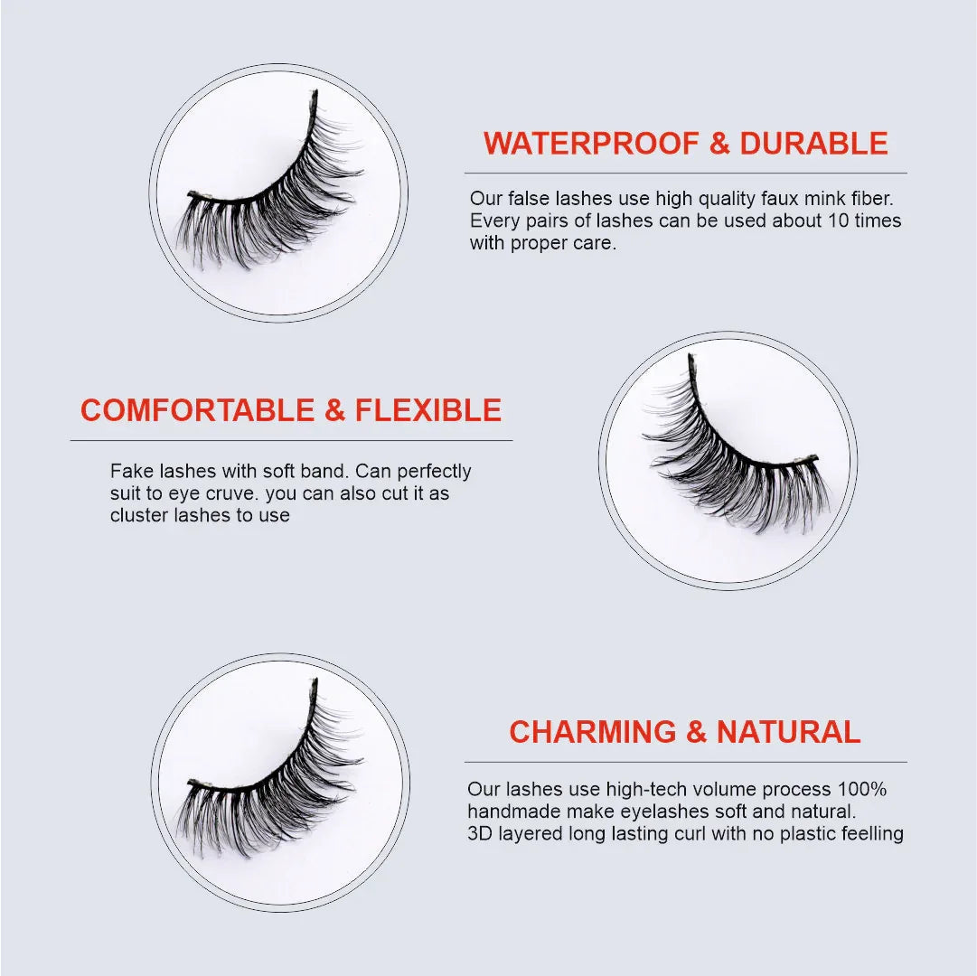 Matte Black Eyelash