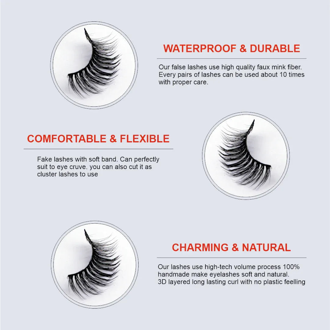 Matte Black Eyelash
