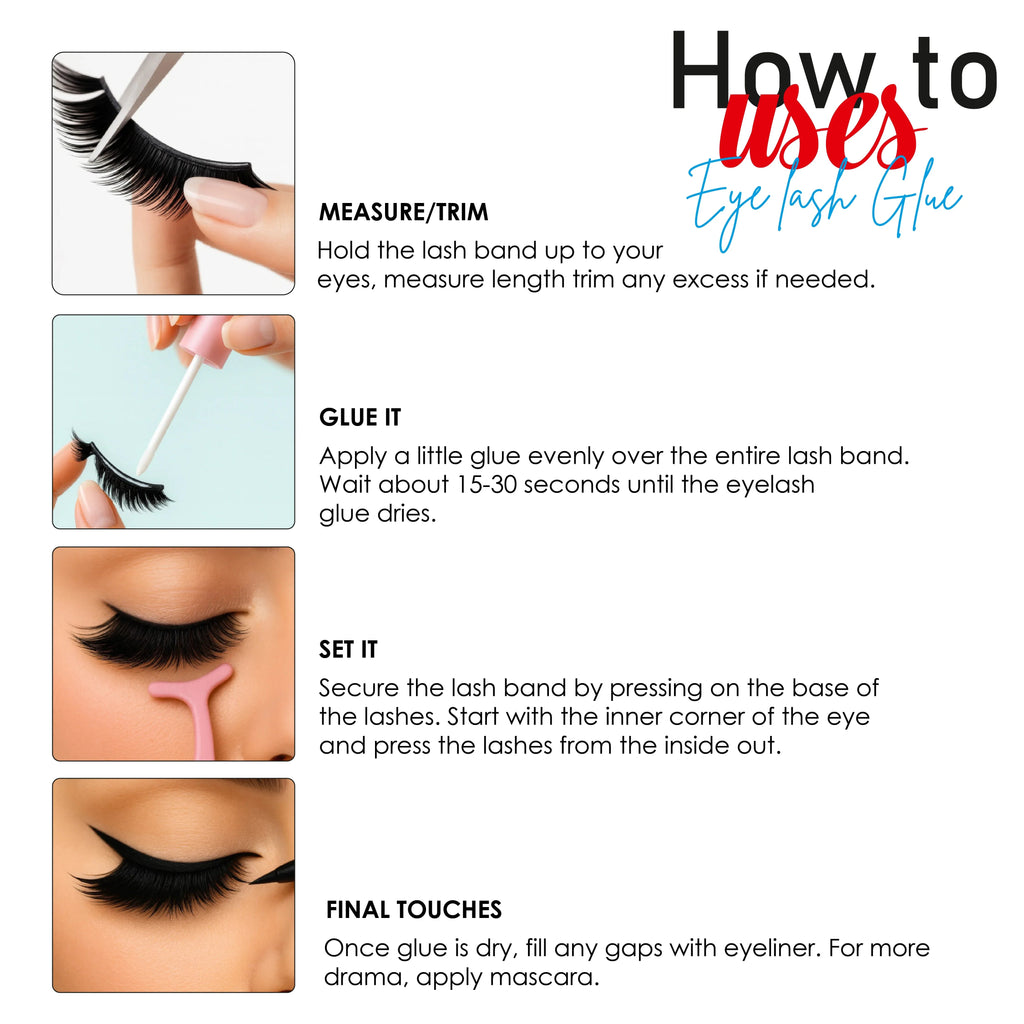 Eyelash Glue With Brush