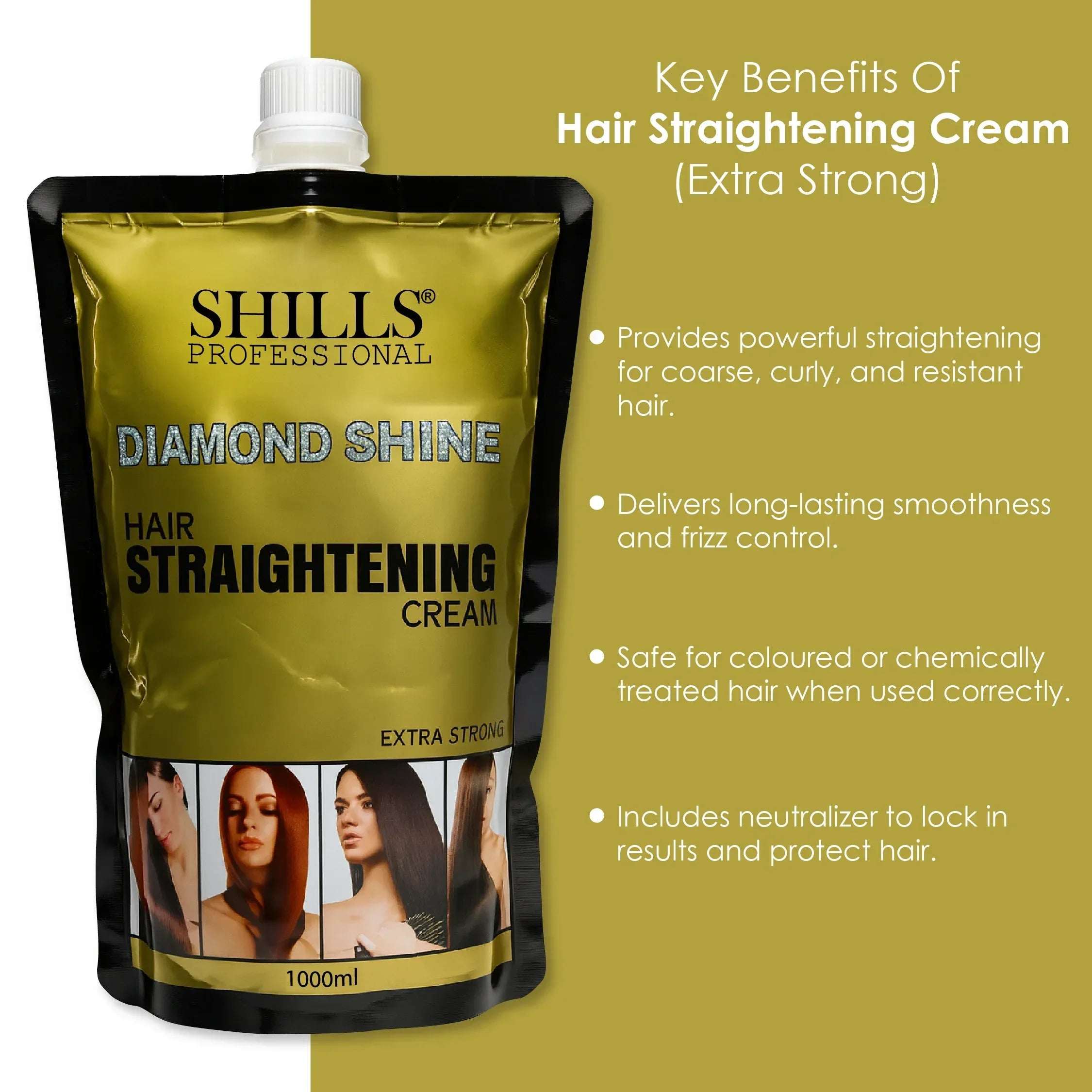 Diamond Shine Hair Straightening Cream