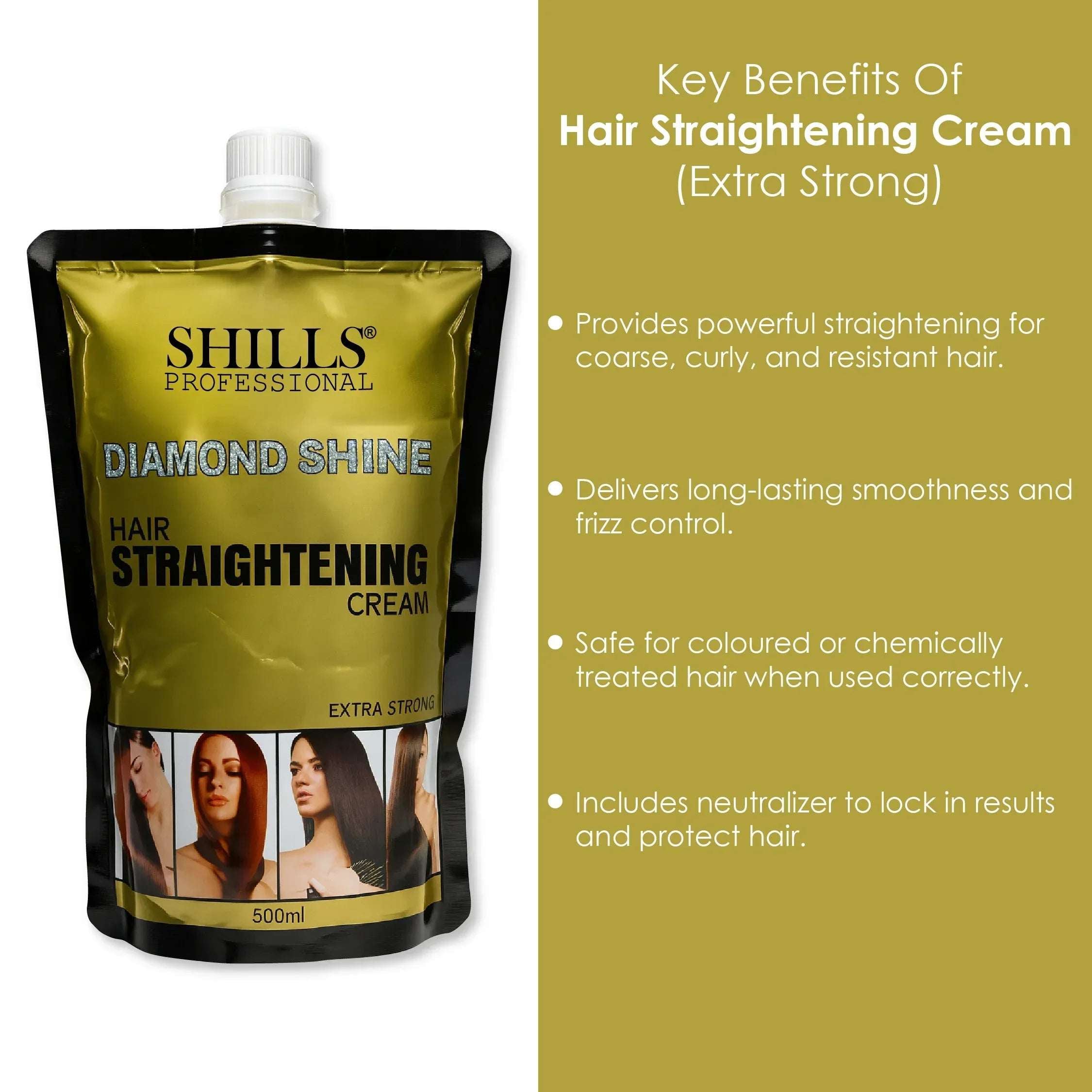 Diamond Shine Hair Straightening Cream