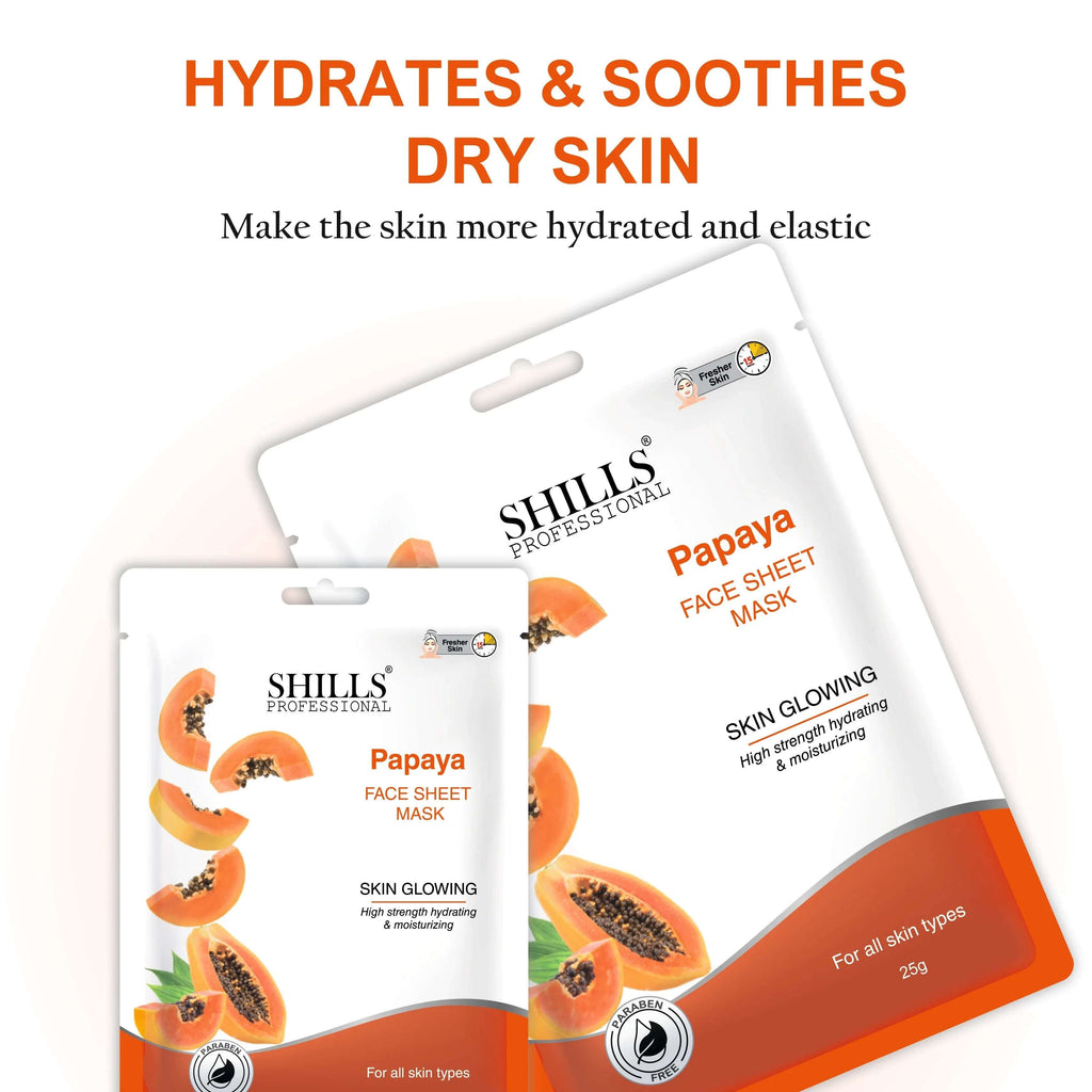 Papaya Fruit Face Sheet Mask