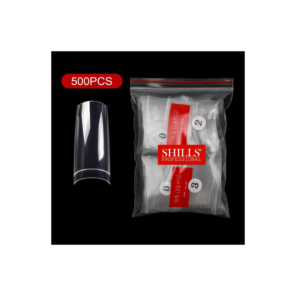 PKT 500pcs French Nail Tips Clear