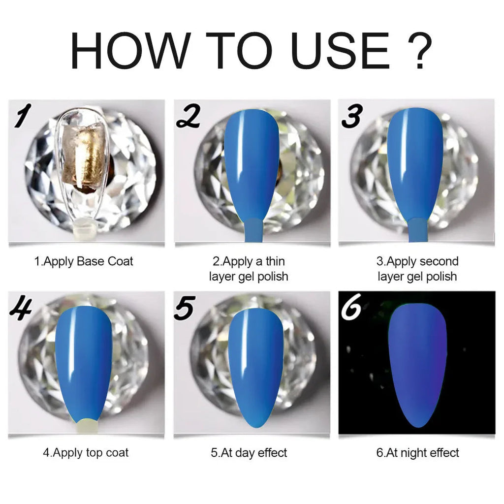 Glow In The Dark gel Polish