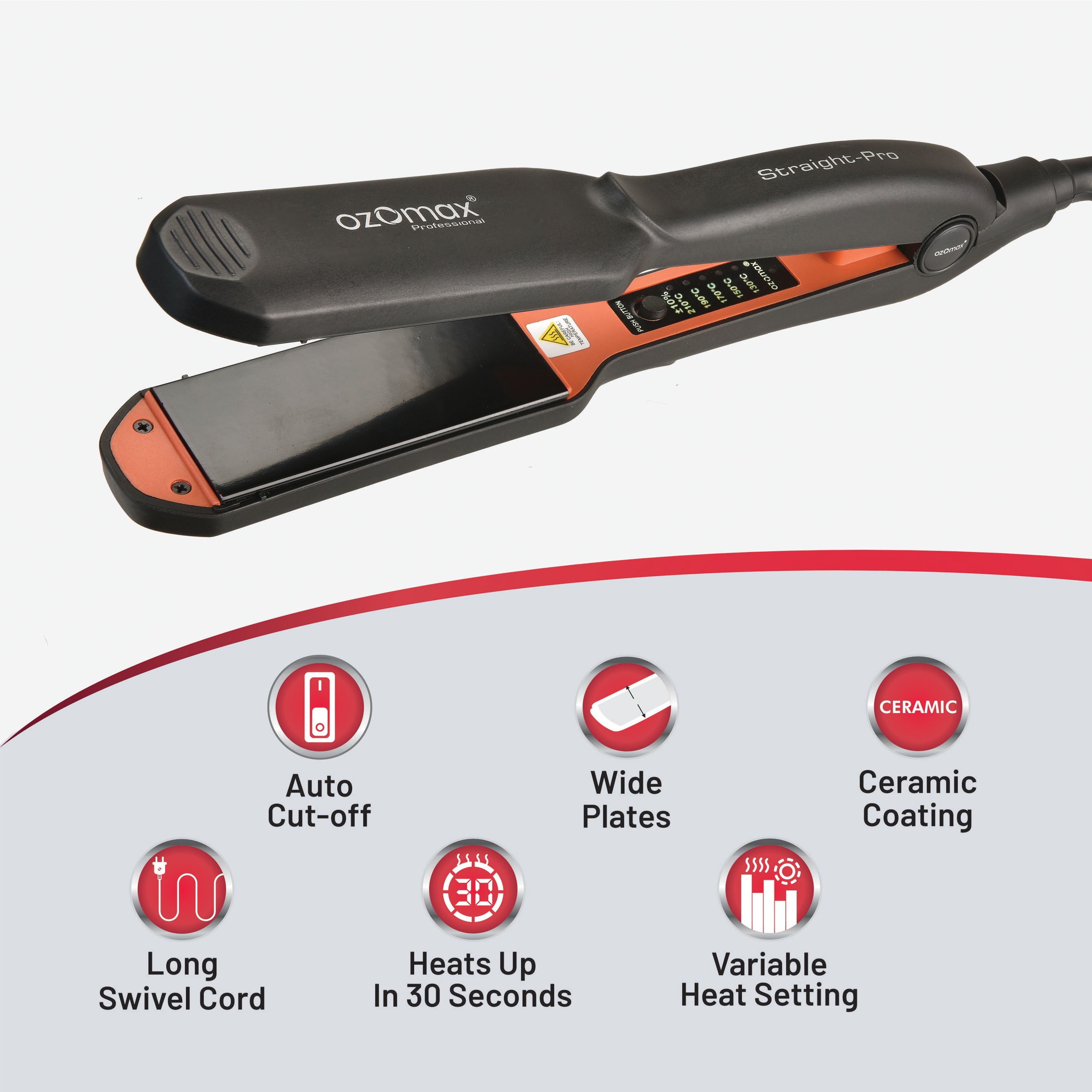 GLARE PLUS HAIR STRAIGHTENER