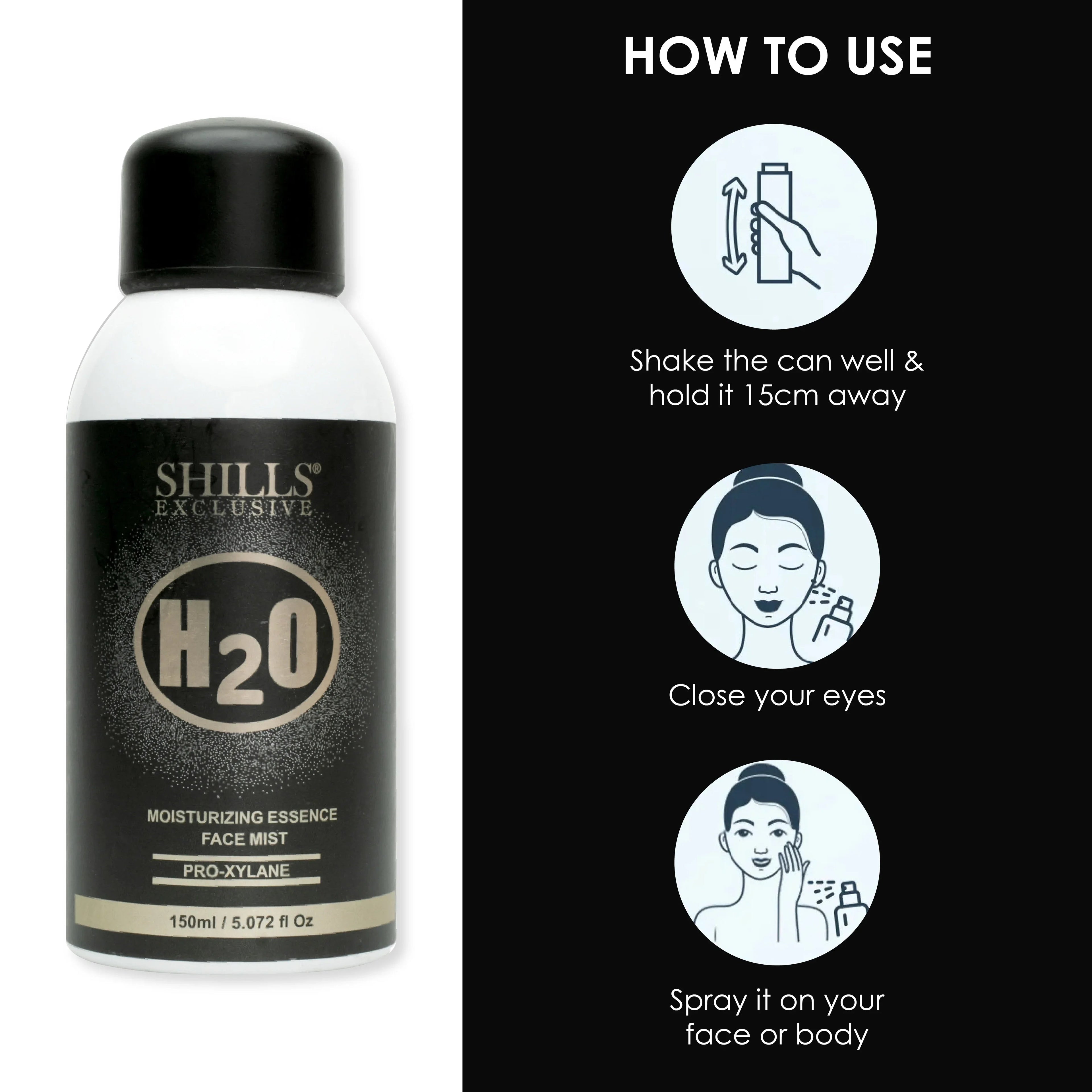 Moisturizing H2O Face Mist 150ml