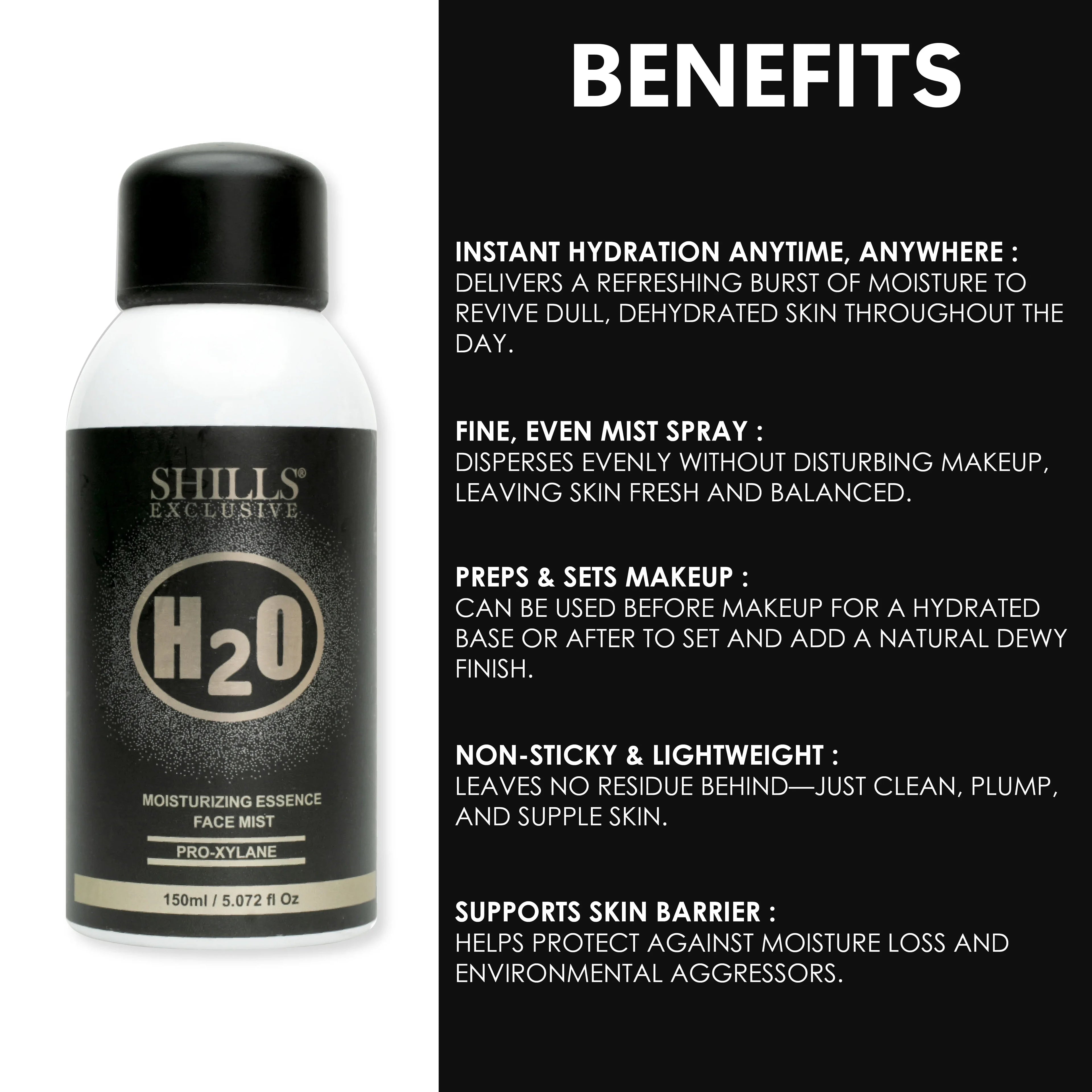 Moisturizing H2O Face Mist 150ml