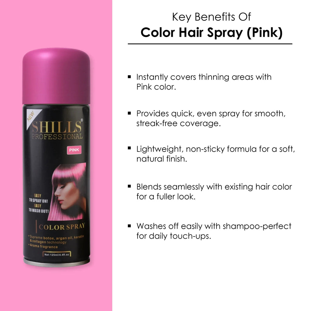 Color Hair Spray (PINK)
