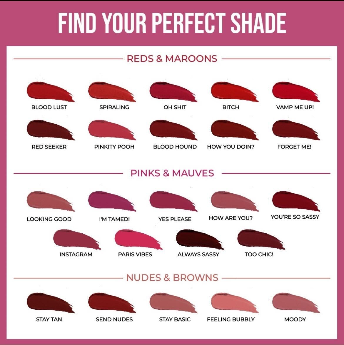 24 Hrs Non Transfer Matte Lipstick - Pack Of 3