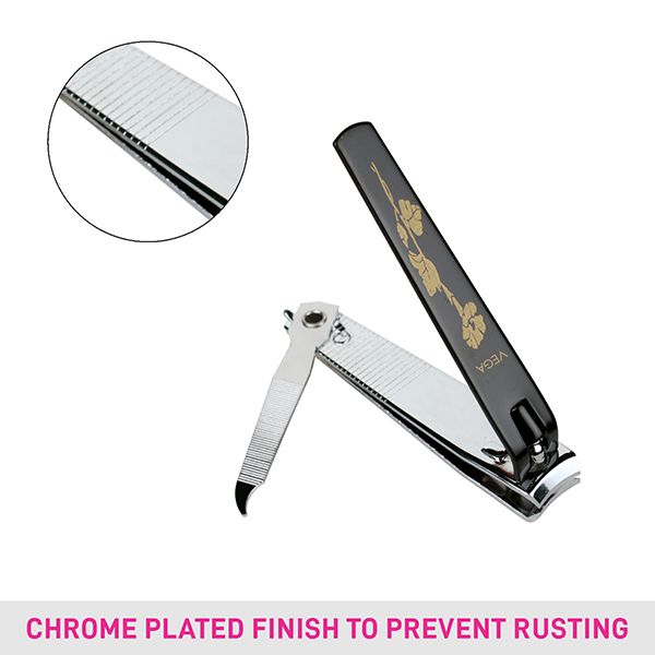 Nail Clipper Box (Large) Black (Pack of 10) - LNCB-03