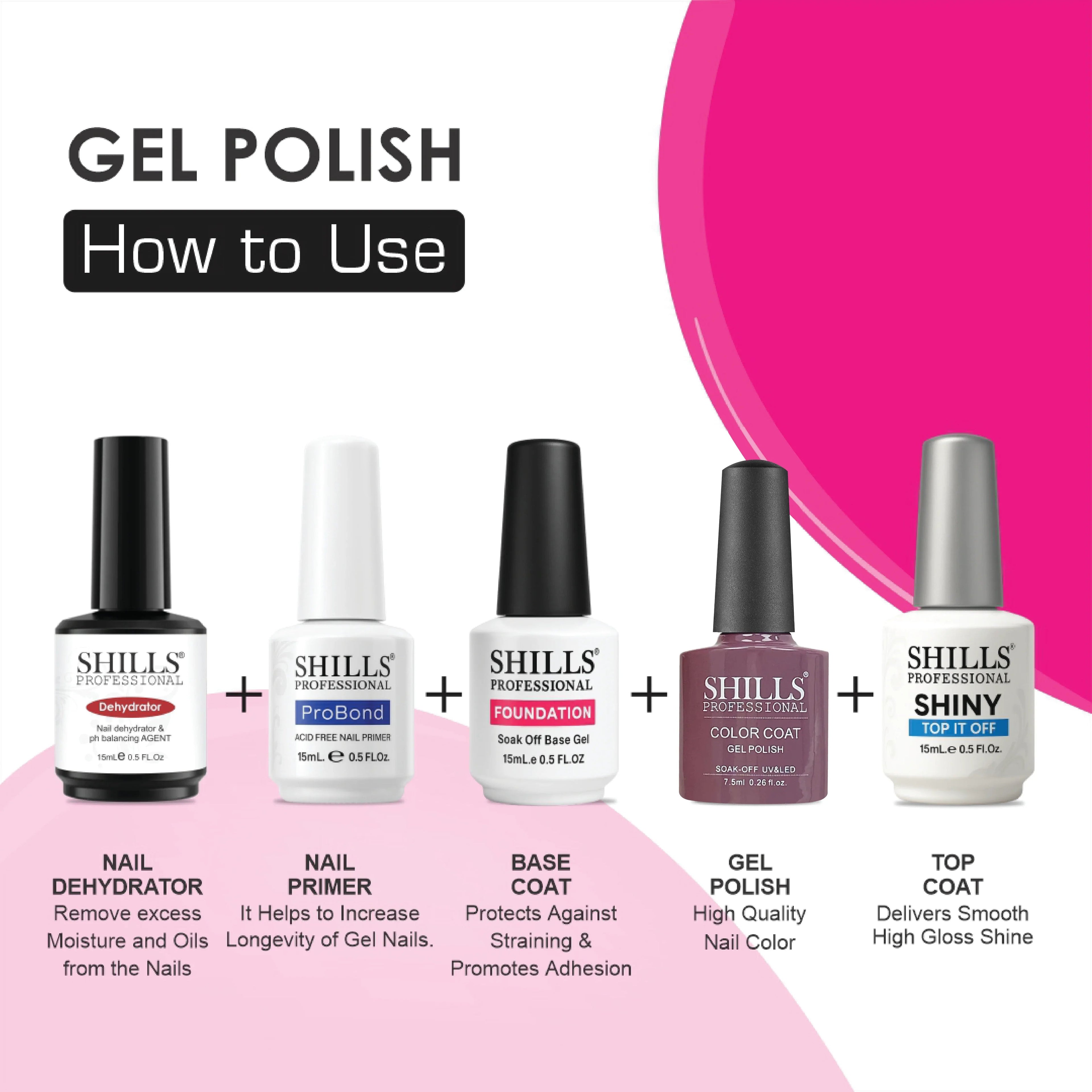UV/LED Cool Gel Polish (M83-M101)