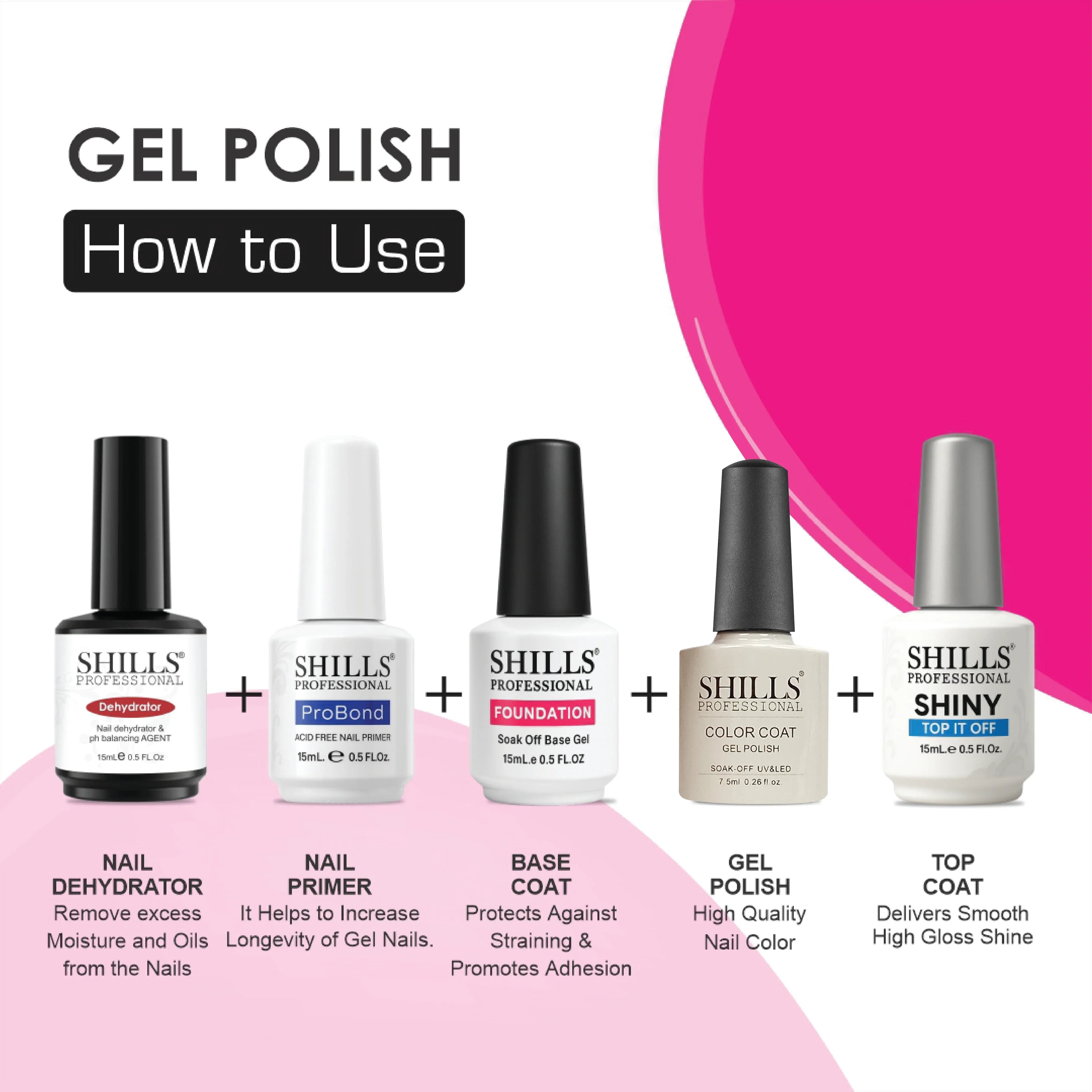 UV/LED Cool Gel Polish (M42-M82)