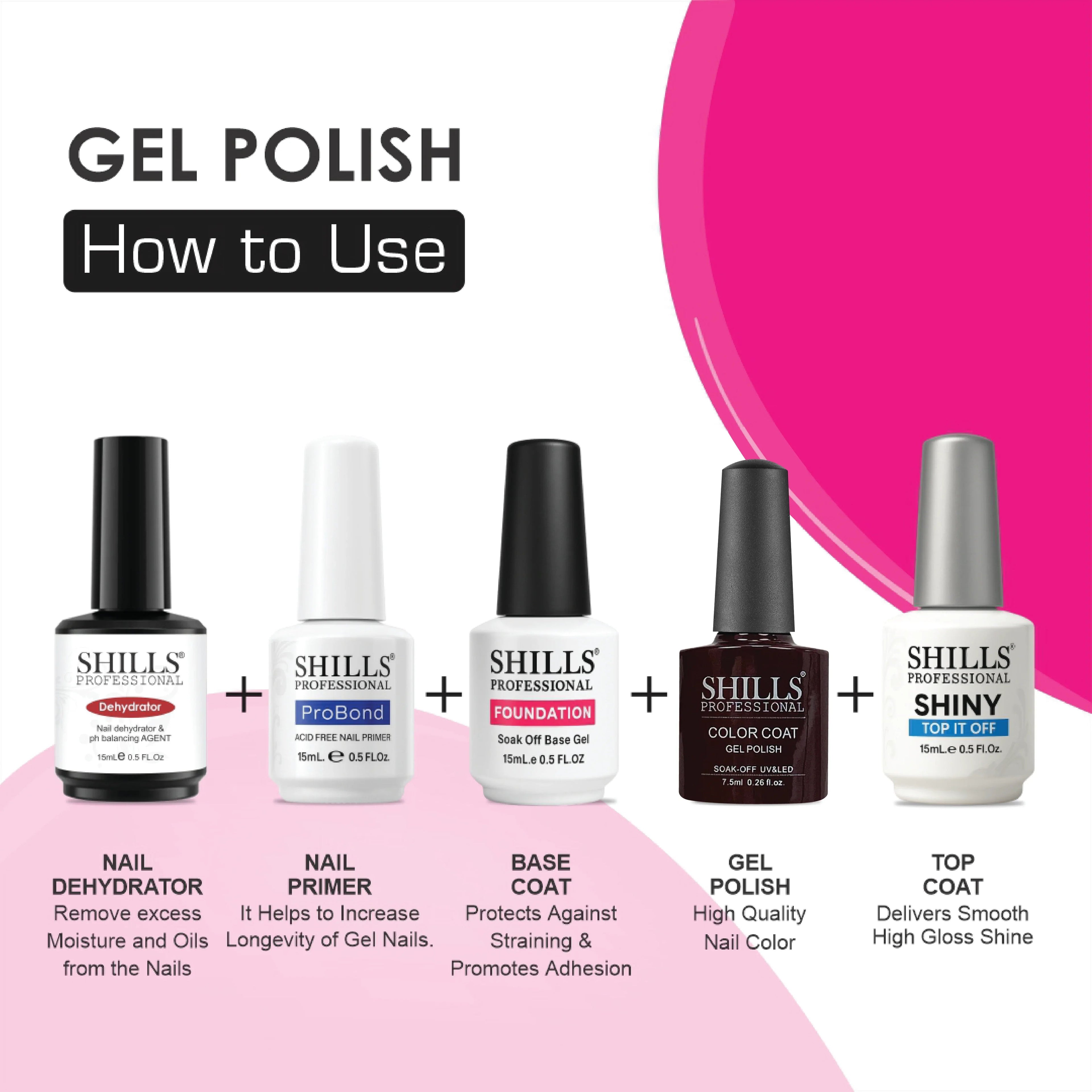 UV/LED Cool Gel Polish (M42-M82)